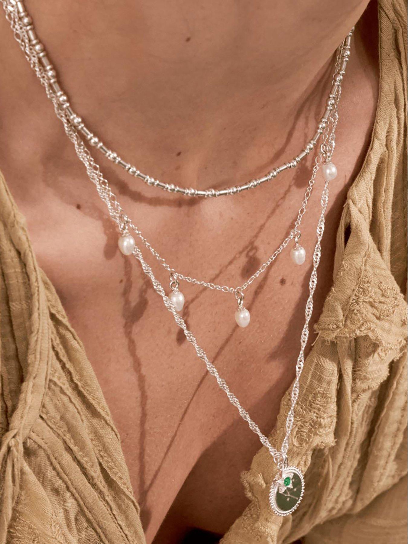 chlobo-silver-ethereal-multi-pearl-drop-necklaceback