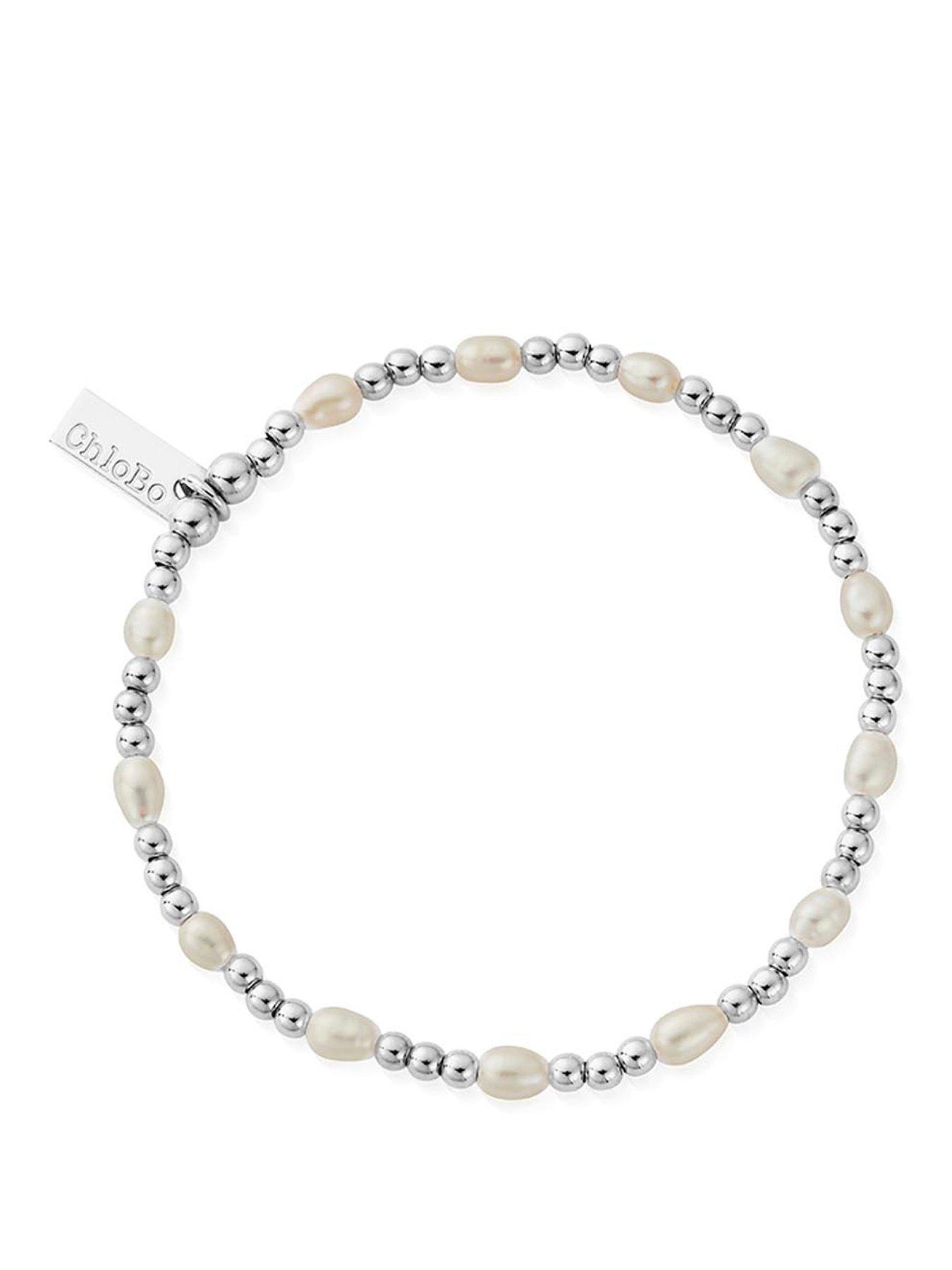chlobo-silver-cute-charm-pearl-braceletfront
