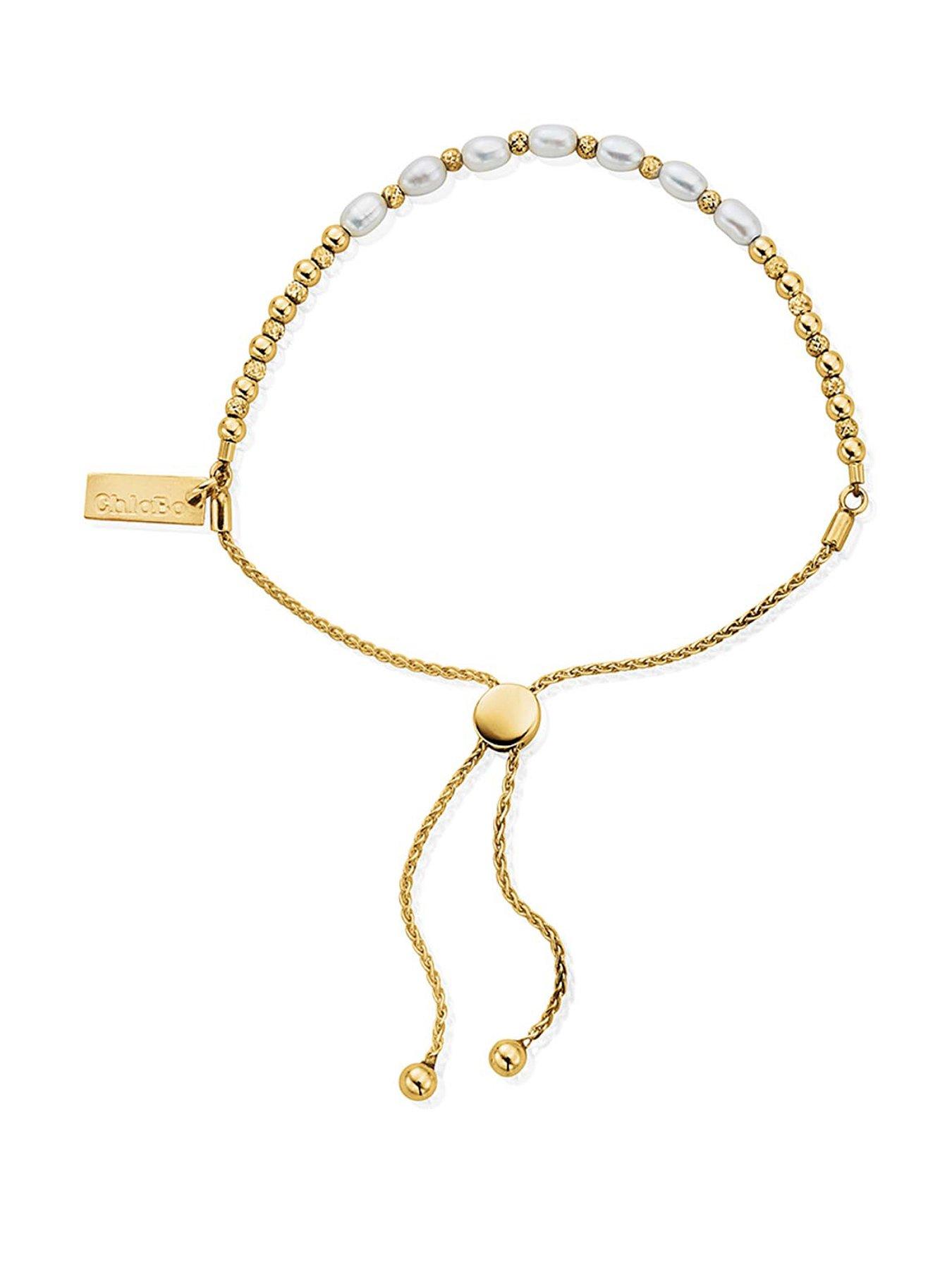 chlobo-gold-cherished-moments-adjustable-braceletfront
