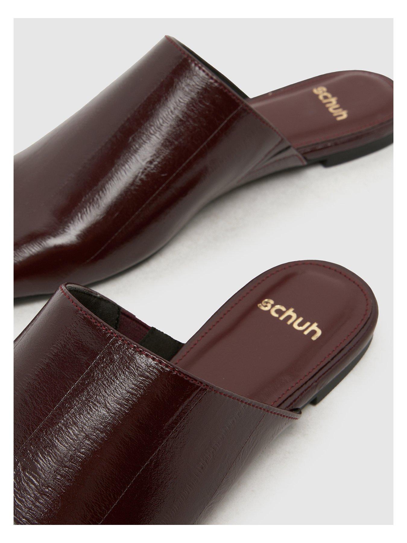 Image 4 of 4 of Schuh Latina Backless Flat - Burgundy