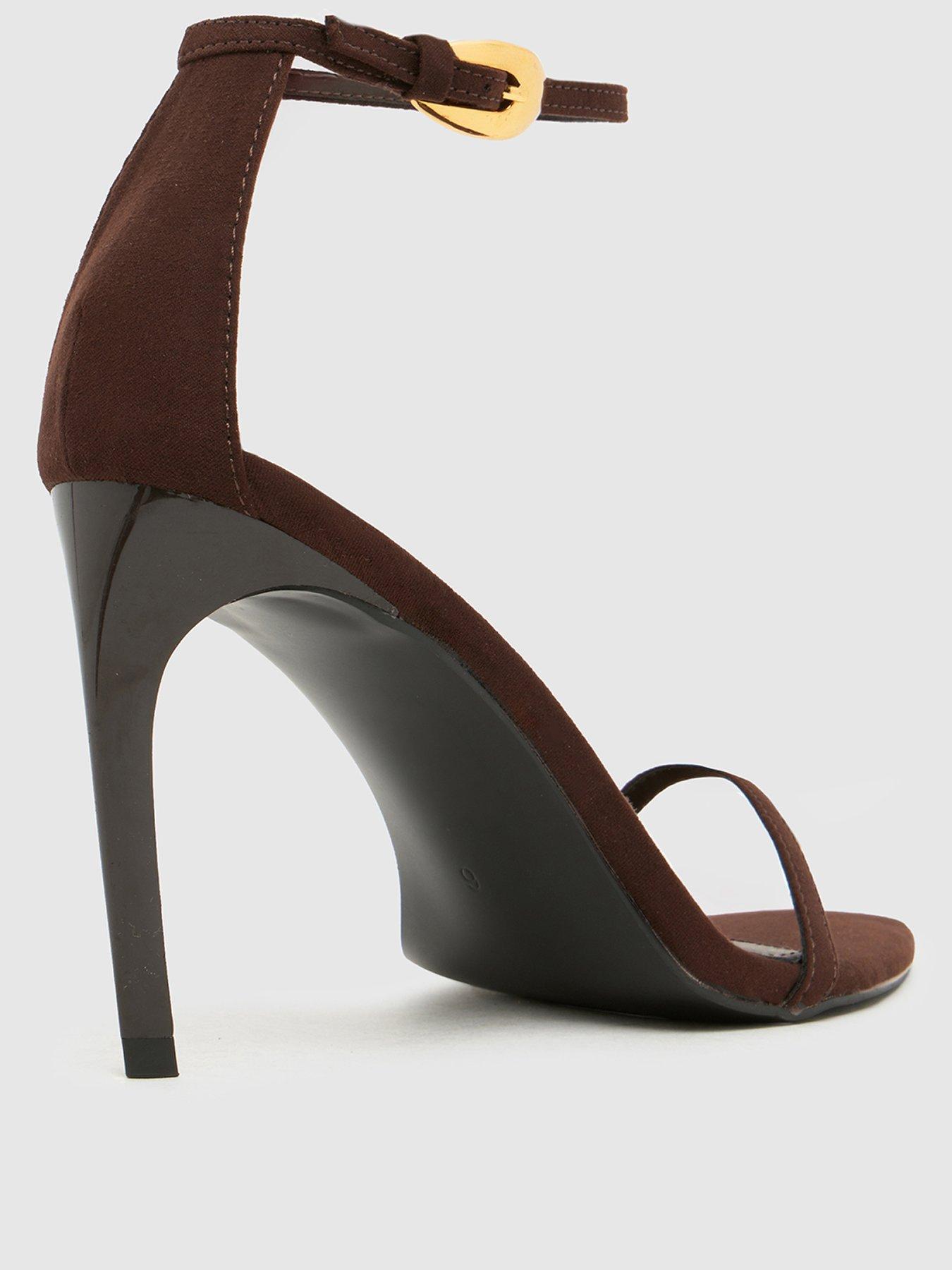 schuh-stylish-point-heeled-sandal-brownstillFront