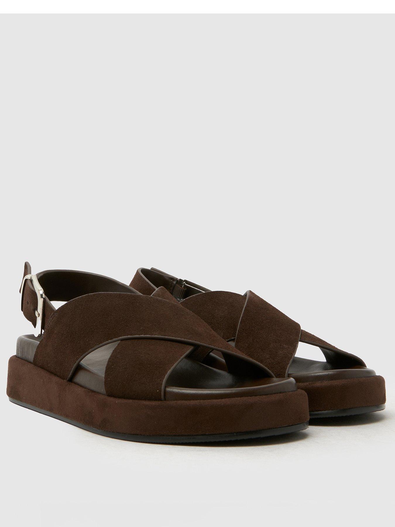 schuh-tennessee-suede-cross-strap-sandal-brownstillFront