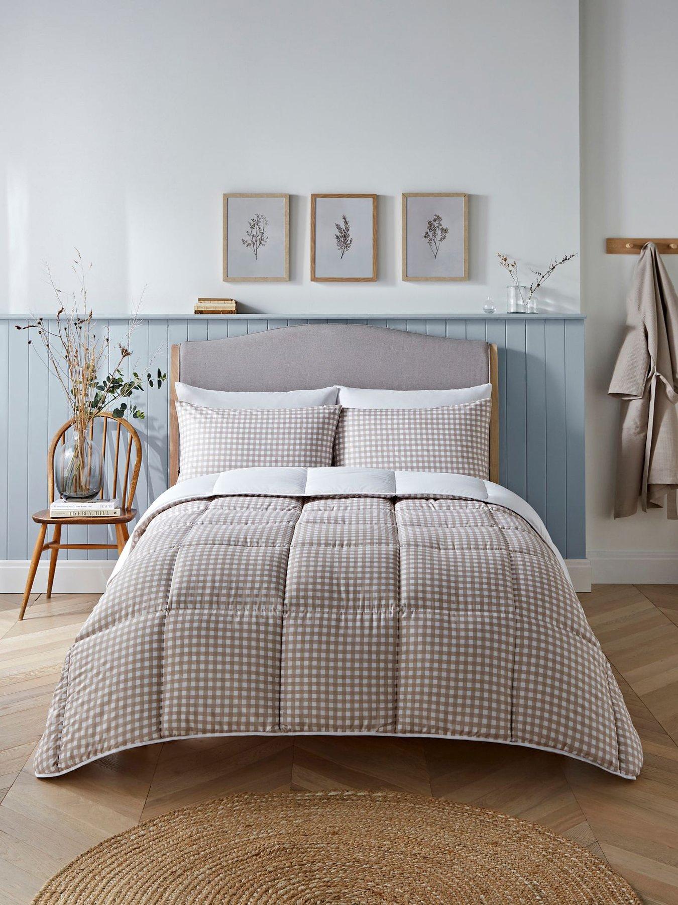Night Lark Night Lark Gingham Bound Set Gingham Taupe 4.5 Tog
