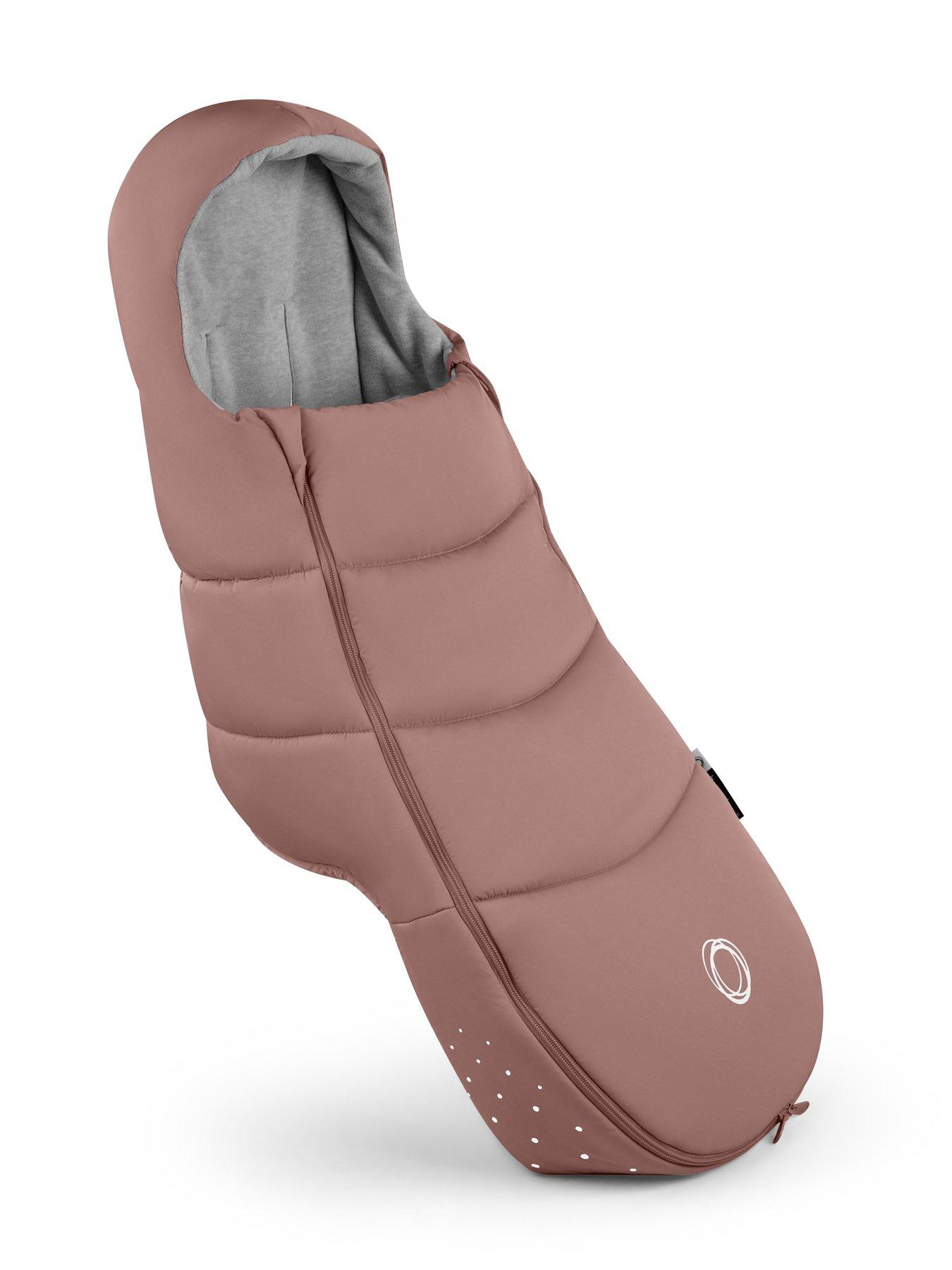 bugaboo-footmuff-dusty-pinkoutfit