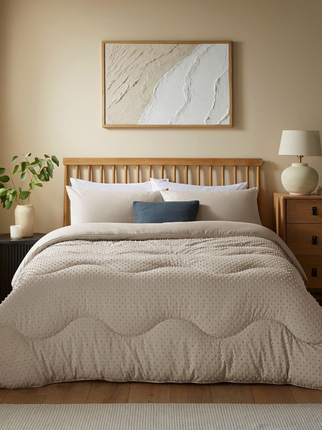 Night Lark Night Lark Tufted Dot Bound Set Natural Oat 4.5 Tog