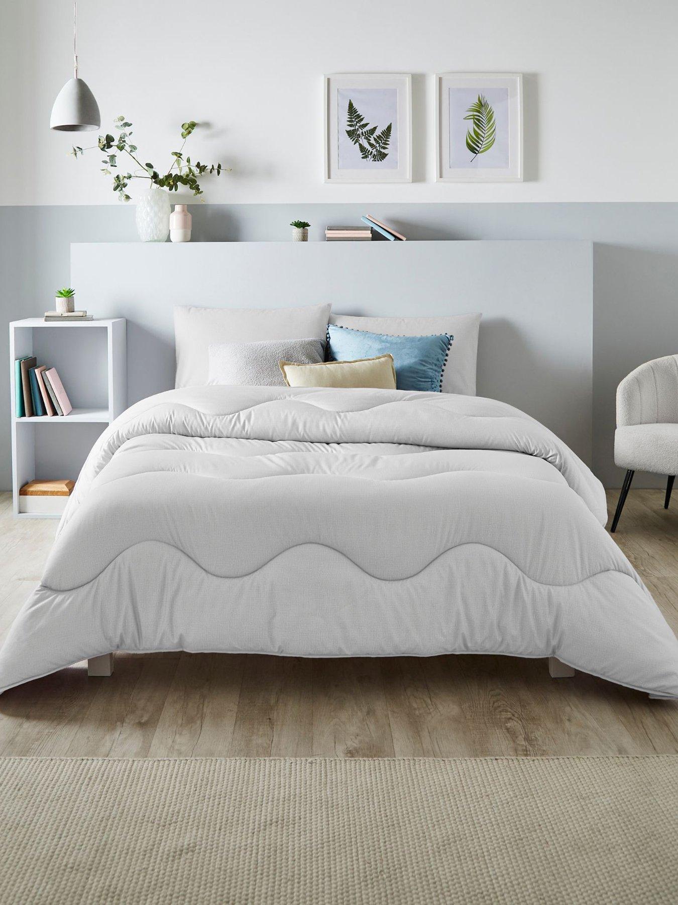 Night Lark Night Lark Linen Coverless Duvet Cloud Grey 4.5 Tog