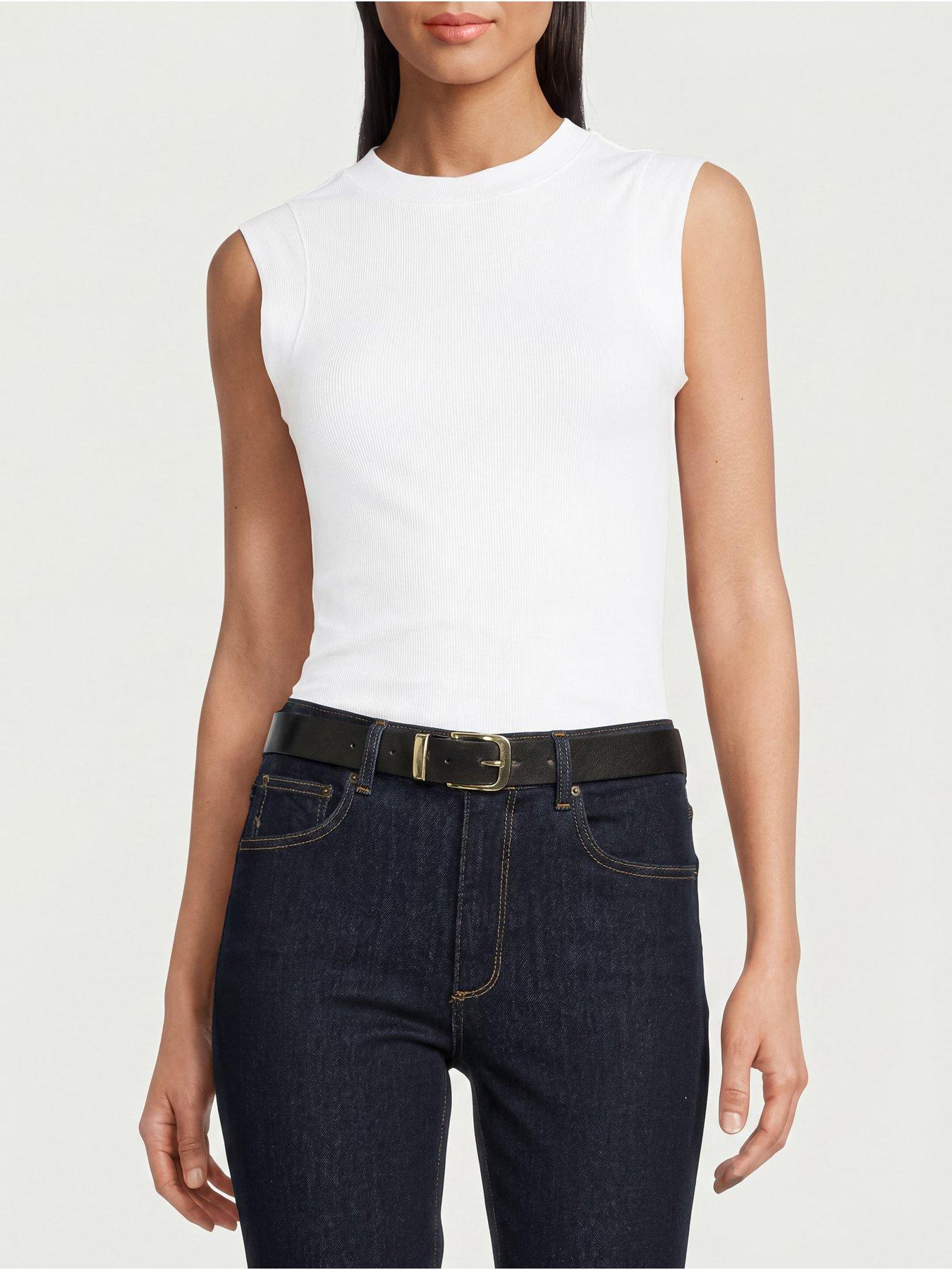 Image 2 of 5 of The Very Collection Metal Buckle Pu Belt - Black