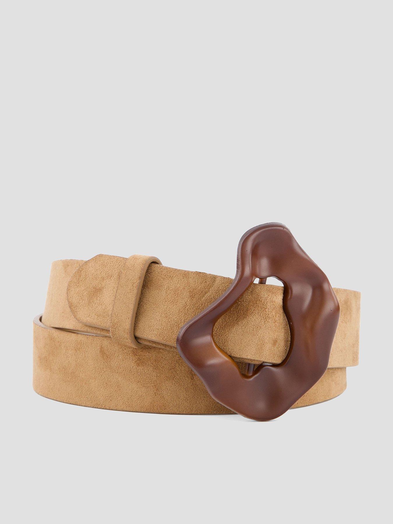 Image 1 of 5 of The Very Collection Feature Buckle Belt - Beige