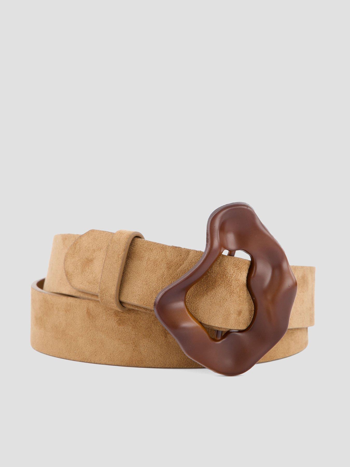 Image 3 of 5 of The Very Collection Feature Buckle Belt - Beige