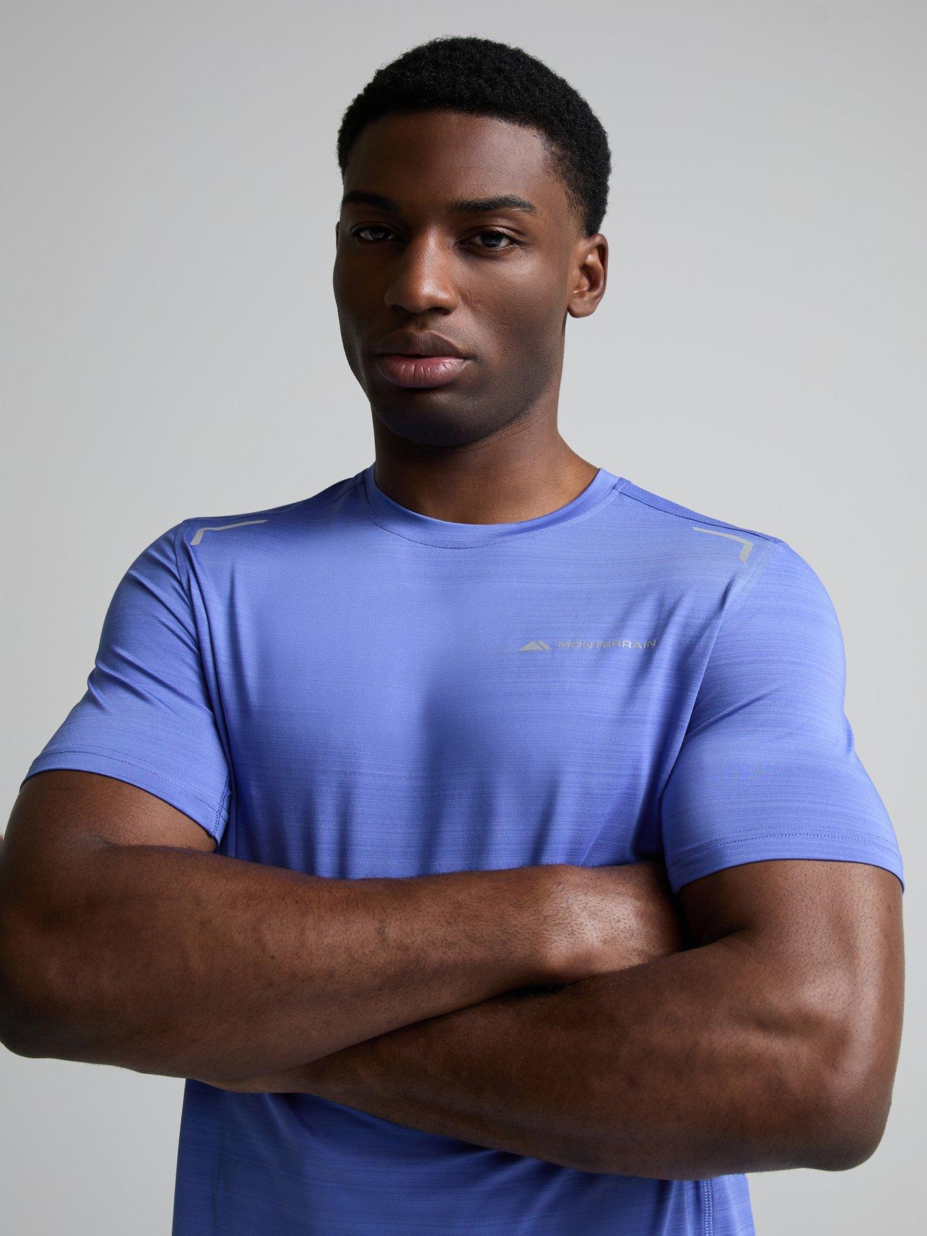 Image 1 of 5 of Monterrain Mens Lyder 30 Space Dye T-shirt - Lilac
