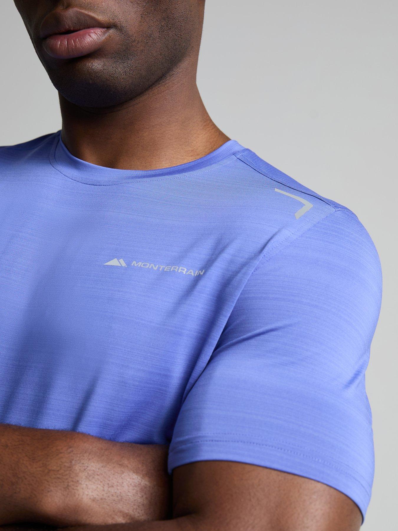 Image 5 of 5 of Monterrain Mens Lyder 30 Space Dye T-shirt - Lilac