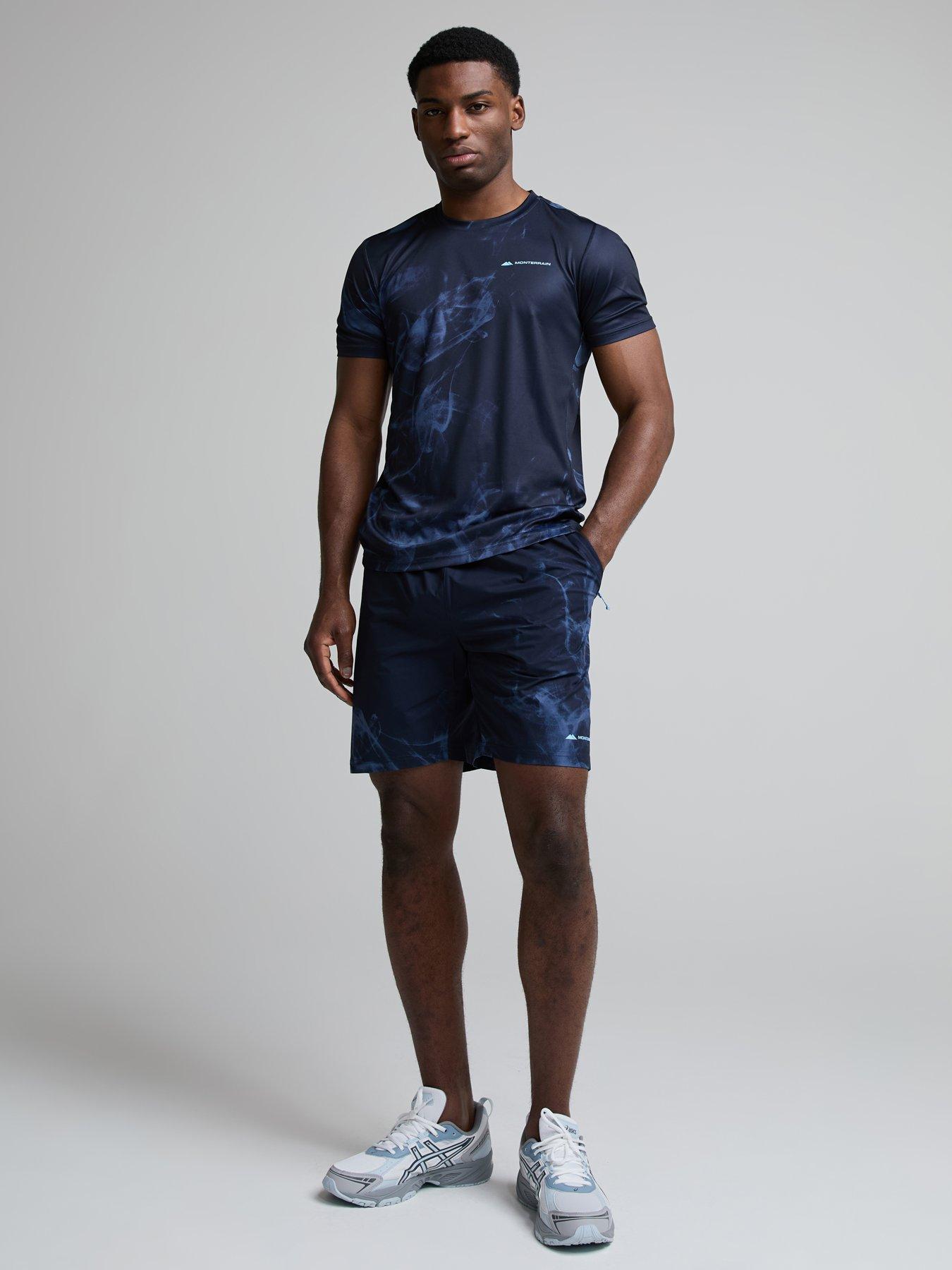 Image 3 of 4 of Monterrain Mens Transcend Tee - Blue - Navy