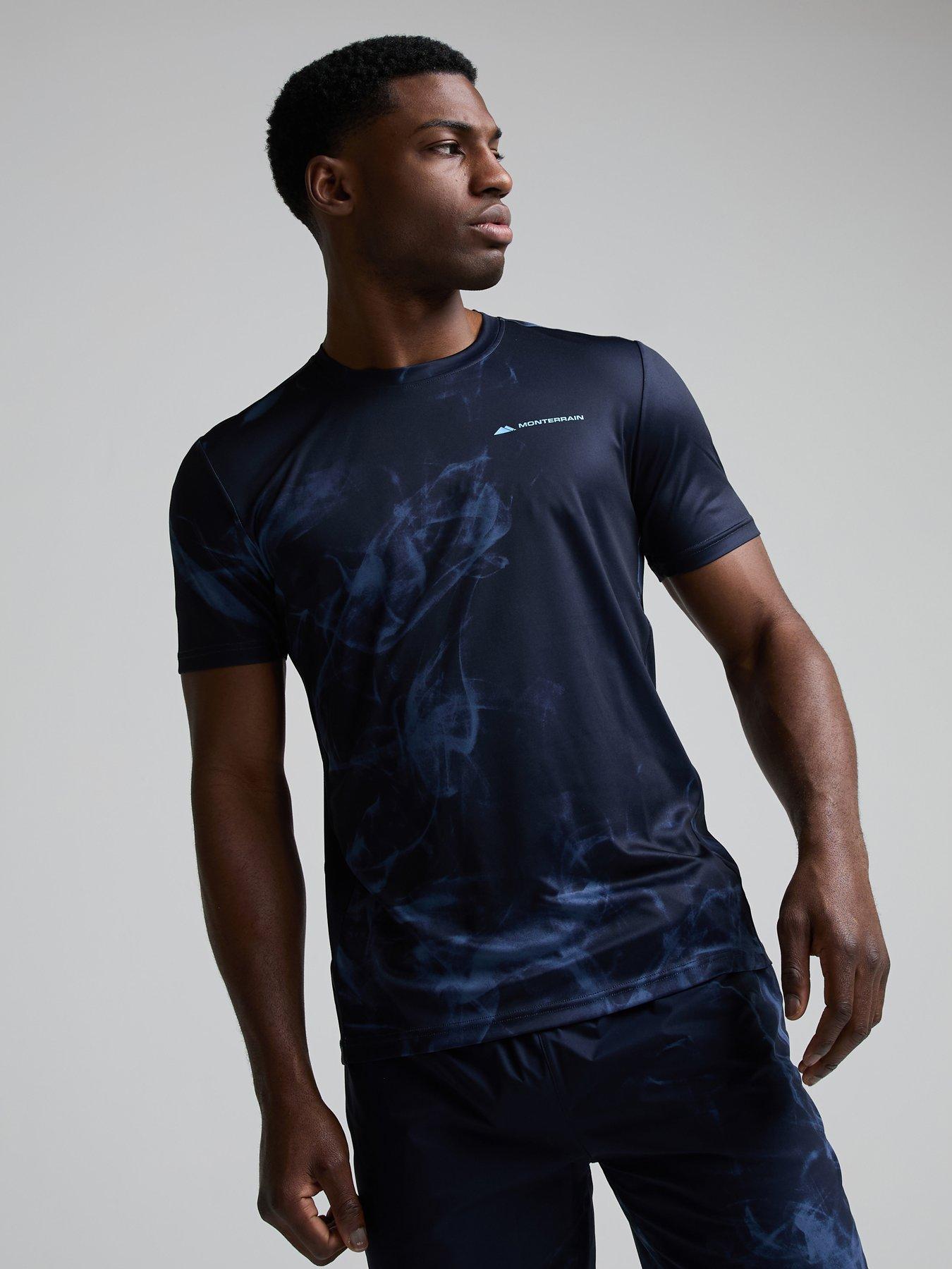 Image 4 of 4 of Monterrain Mens Transcend Tee - Blue - Navy