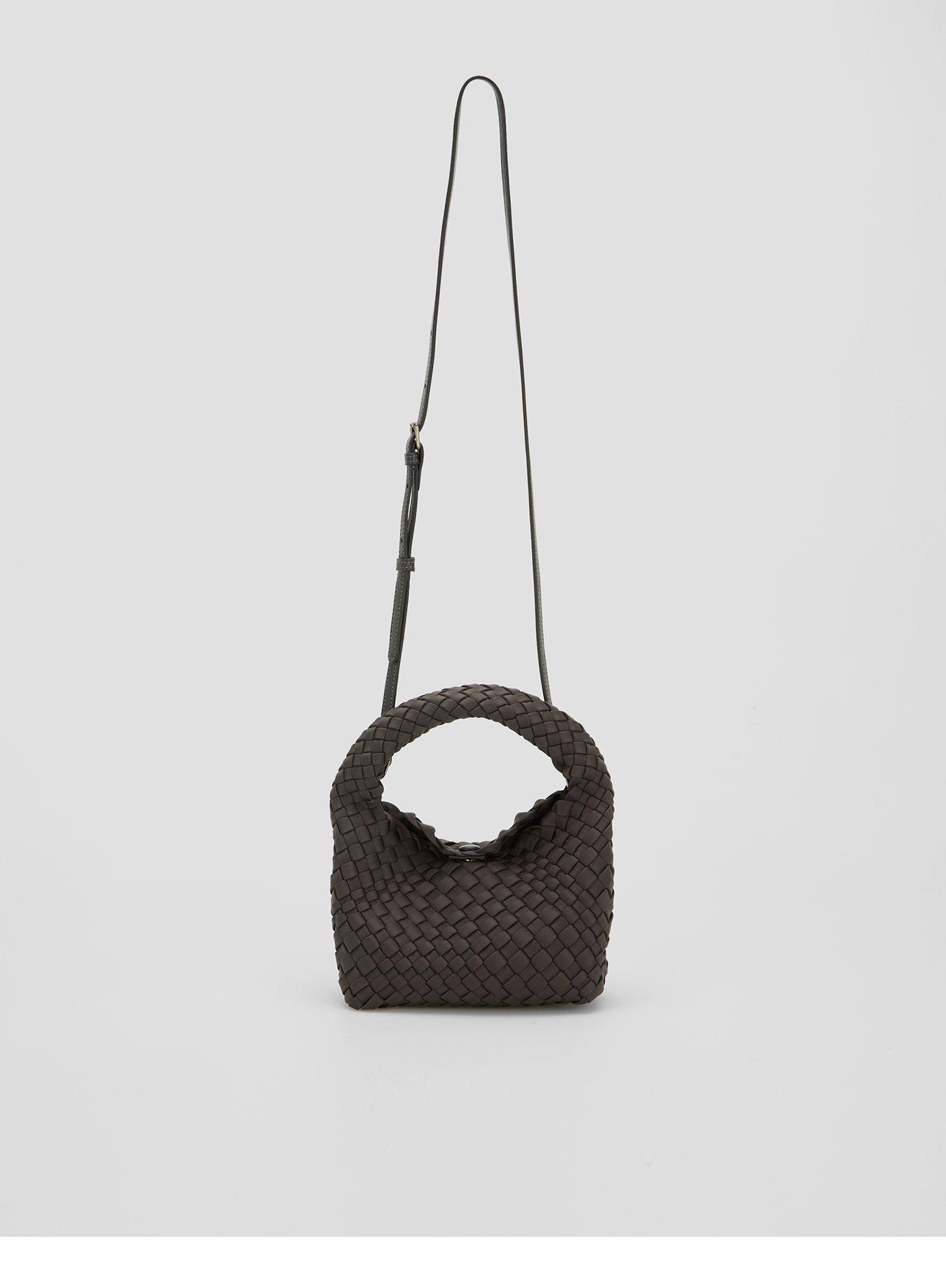 The Very Collection Mini Satin Weave Bag With Crossbody Strap
