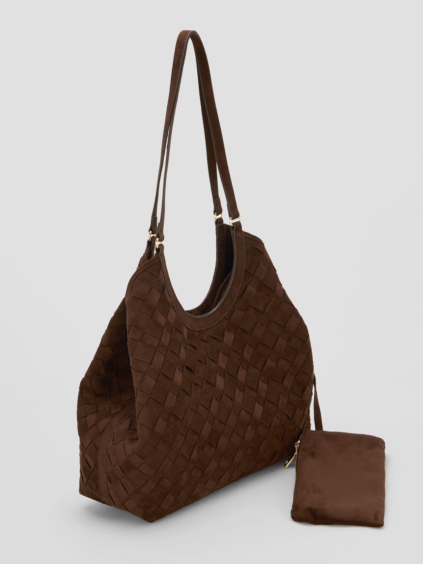 Image 2 of 6 of The Very Collection Large Woven Shoulder Bag