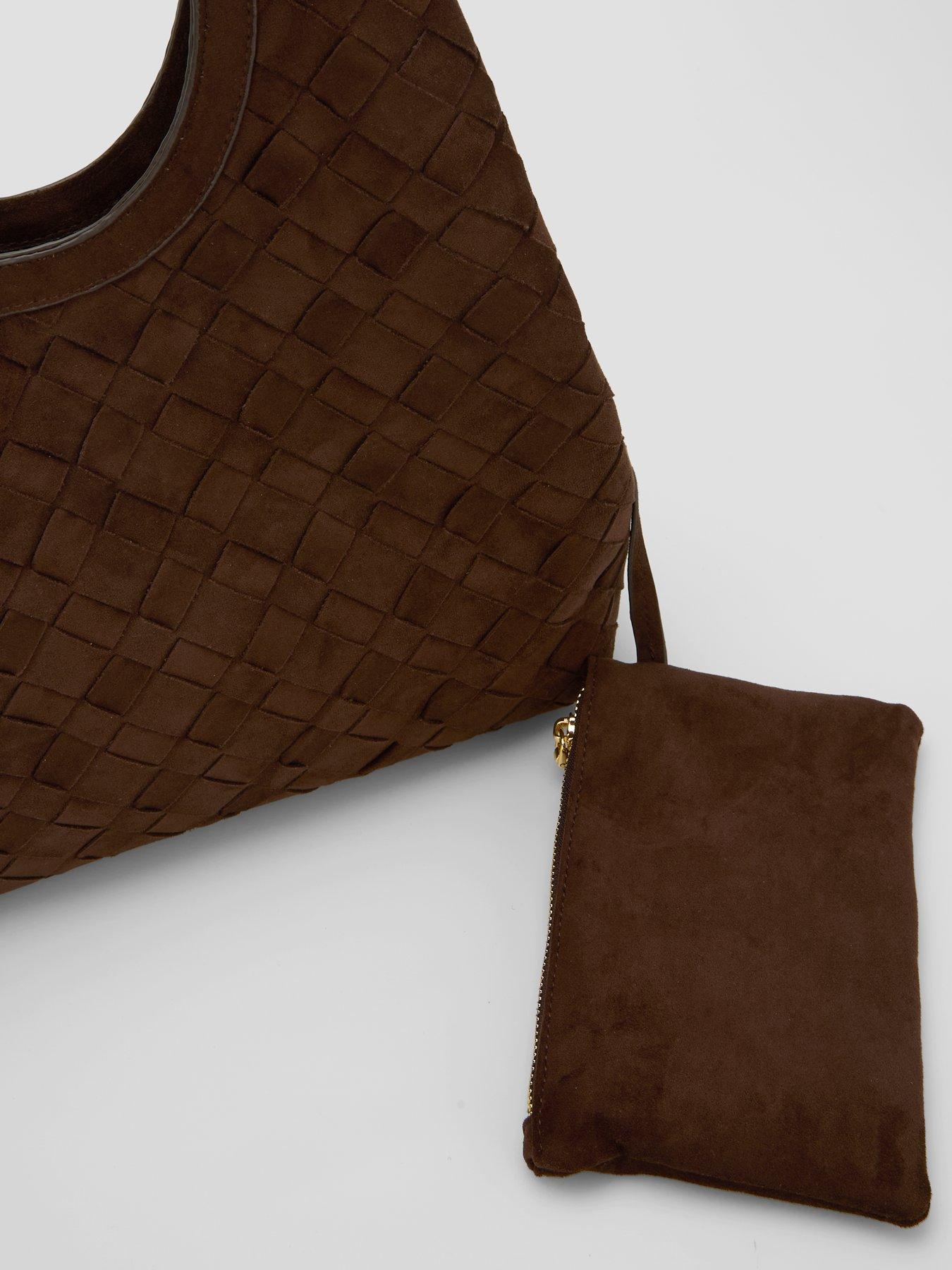 Image 4 of 6 of The Very Collection Large Woven Shoulder Bag
