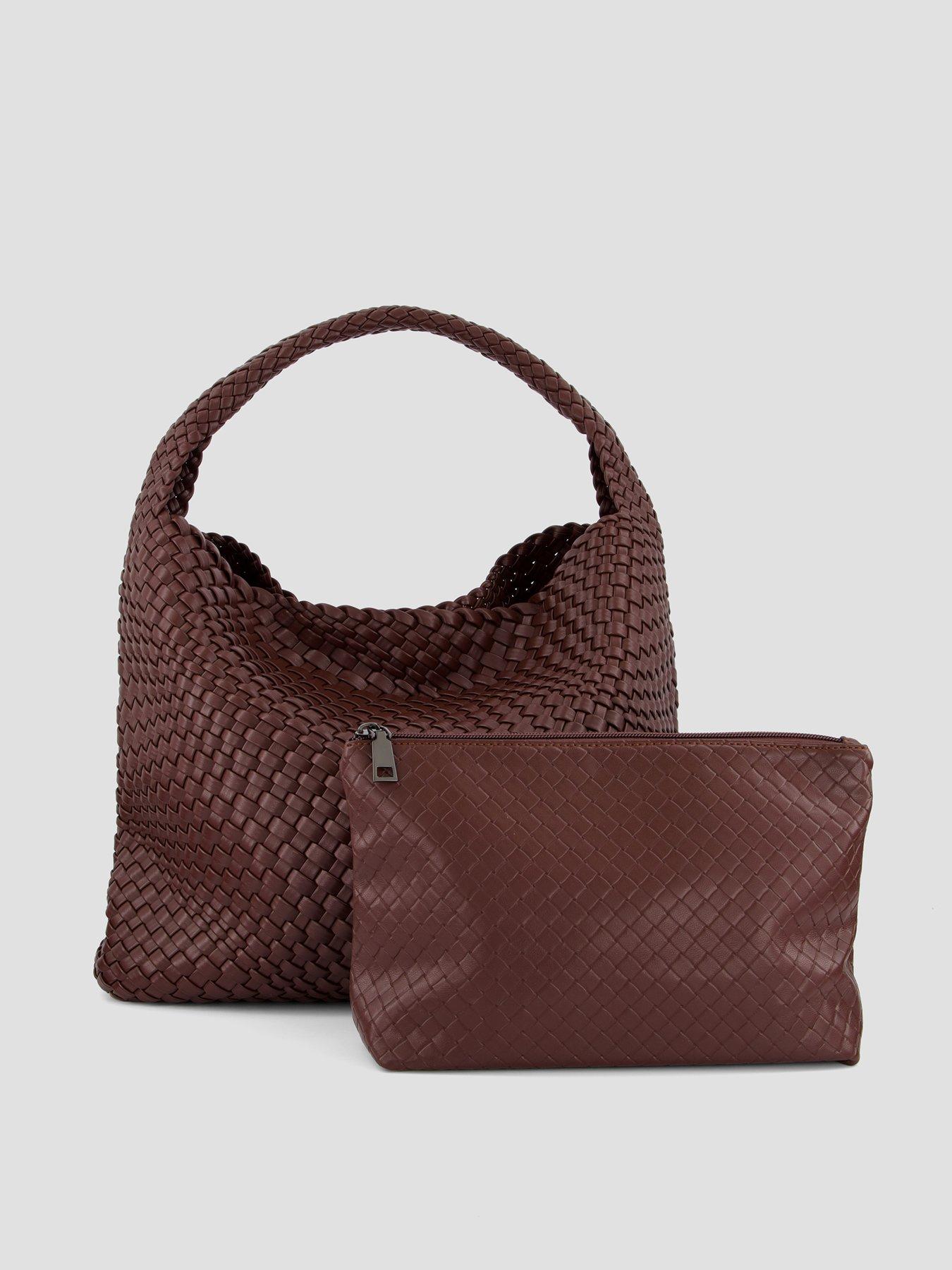 Image 2 of 4 of The Very Collection Hand Weave Medium Pu Shoulder Bag
