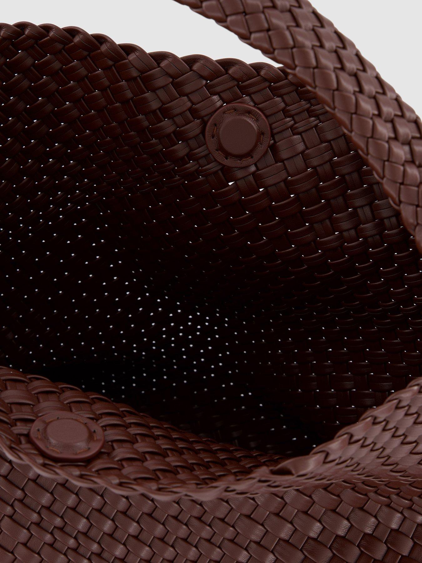 Image 4 of 4 of The Very Collection Hand Weave Medium Pu Shoulder Bag