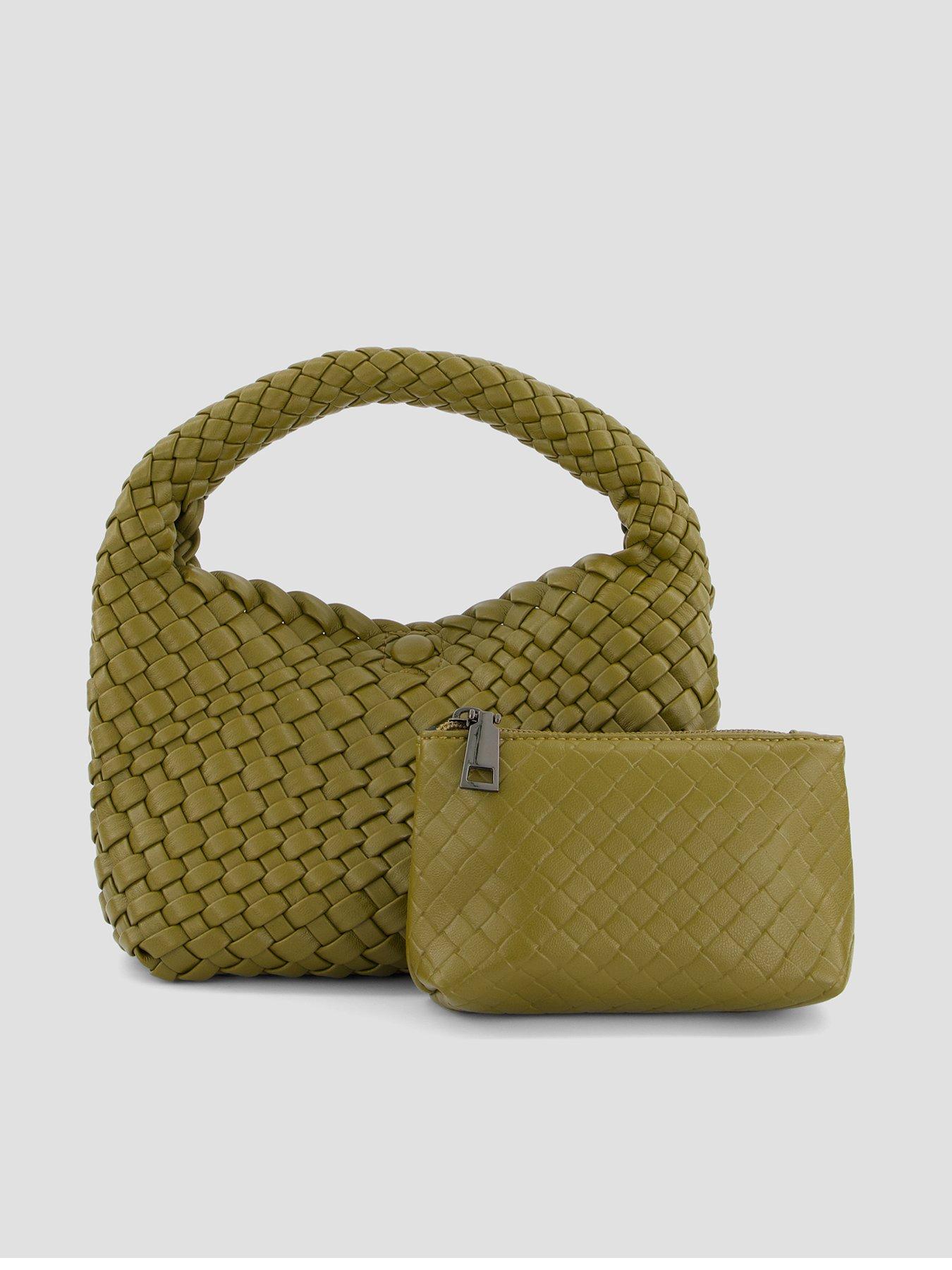 The Very Collection Mini Pu Weave Bag With Crossbody Strap