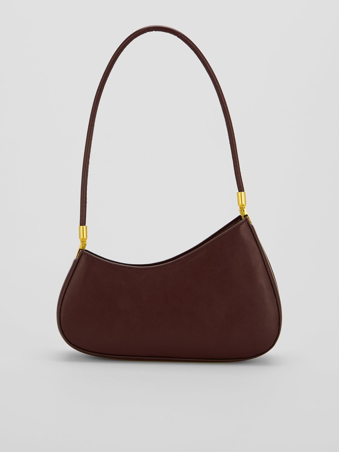The Very Collection Pu Trim Shoulder Bag