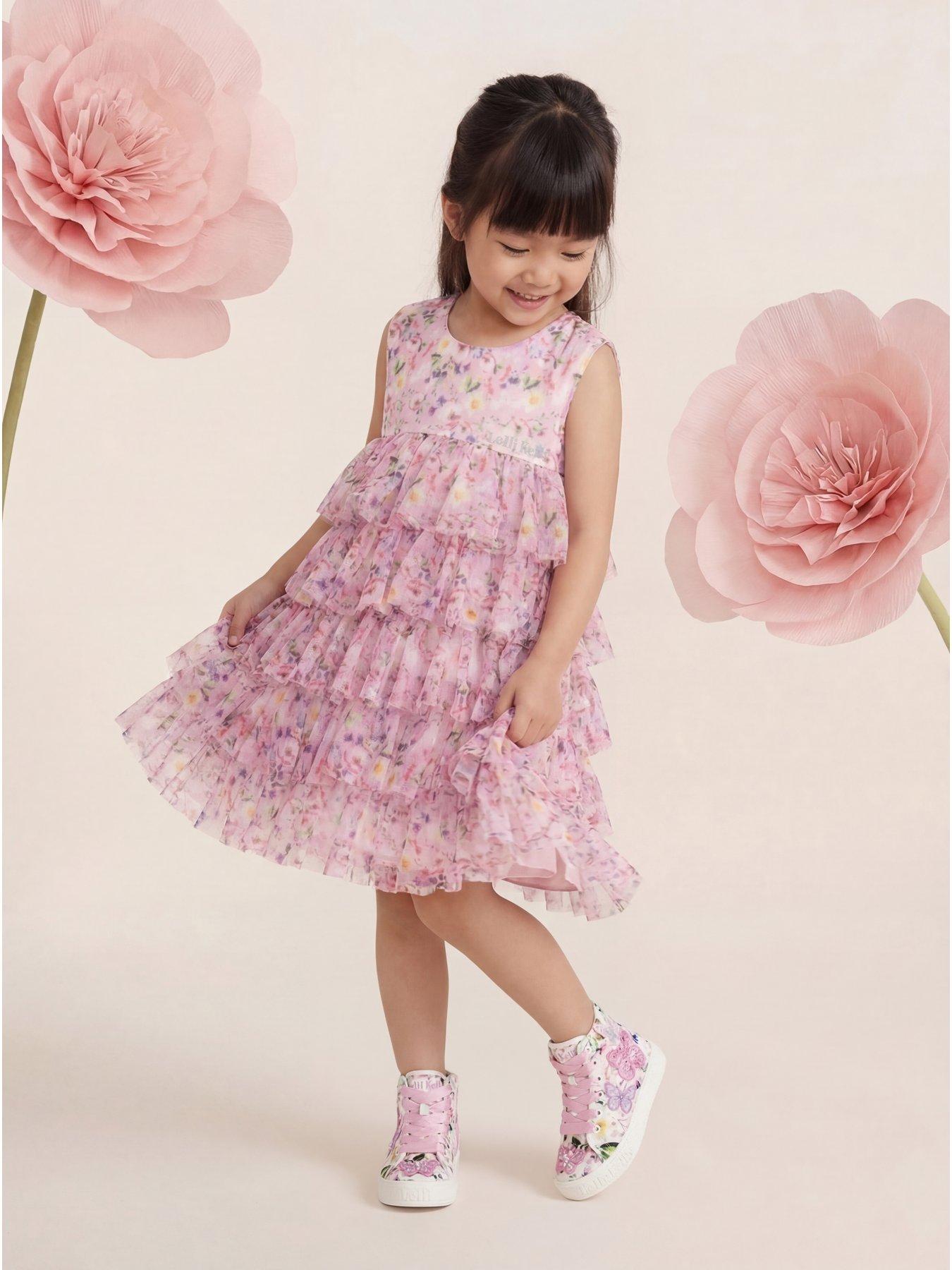 Lelli Kelly Floral Layered Tulle Dress