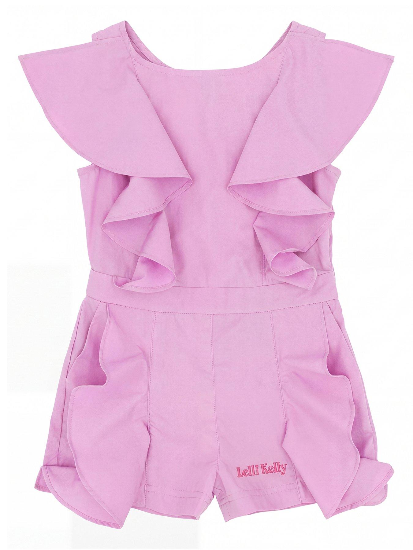 Lelli Kelly Ruffle Playsuit - Pink
