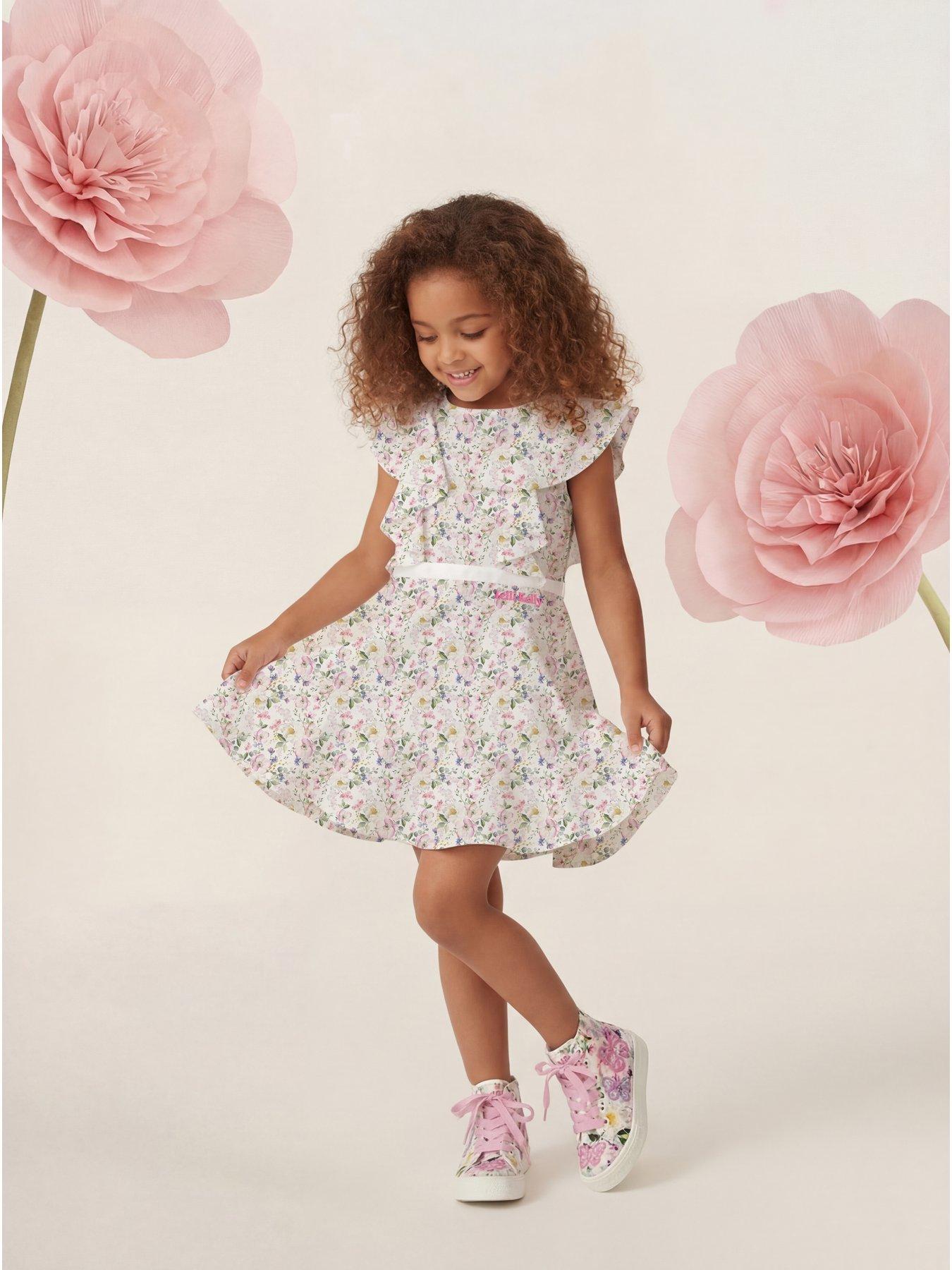 Lelli Kelly Floral Ruffle Dress