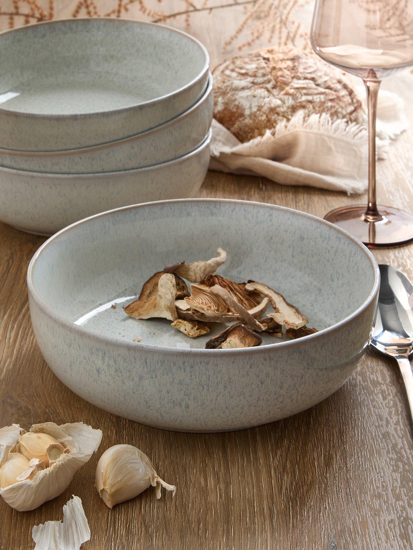 The Very Collection Reactive 4 Pack Of Pasta Bowls - Cream