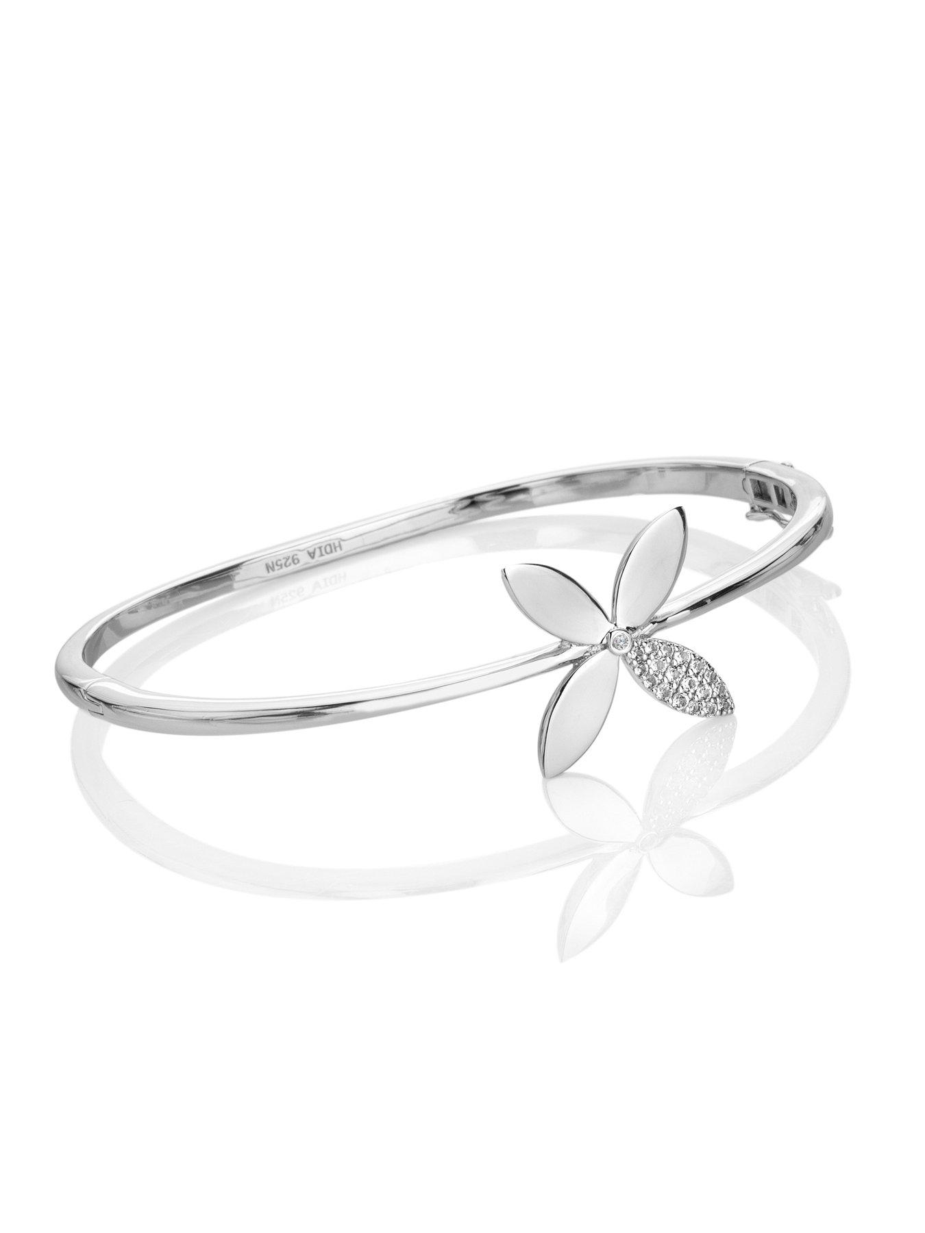 hot-diamonds-cross-flower-banglestillFront