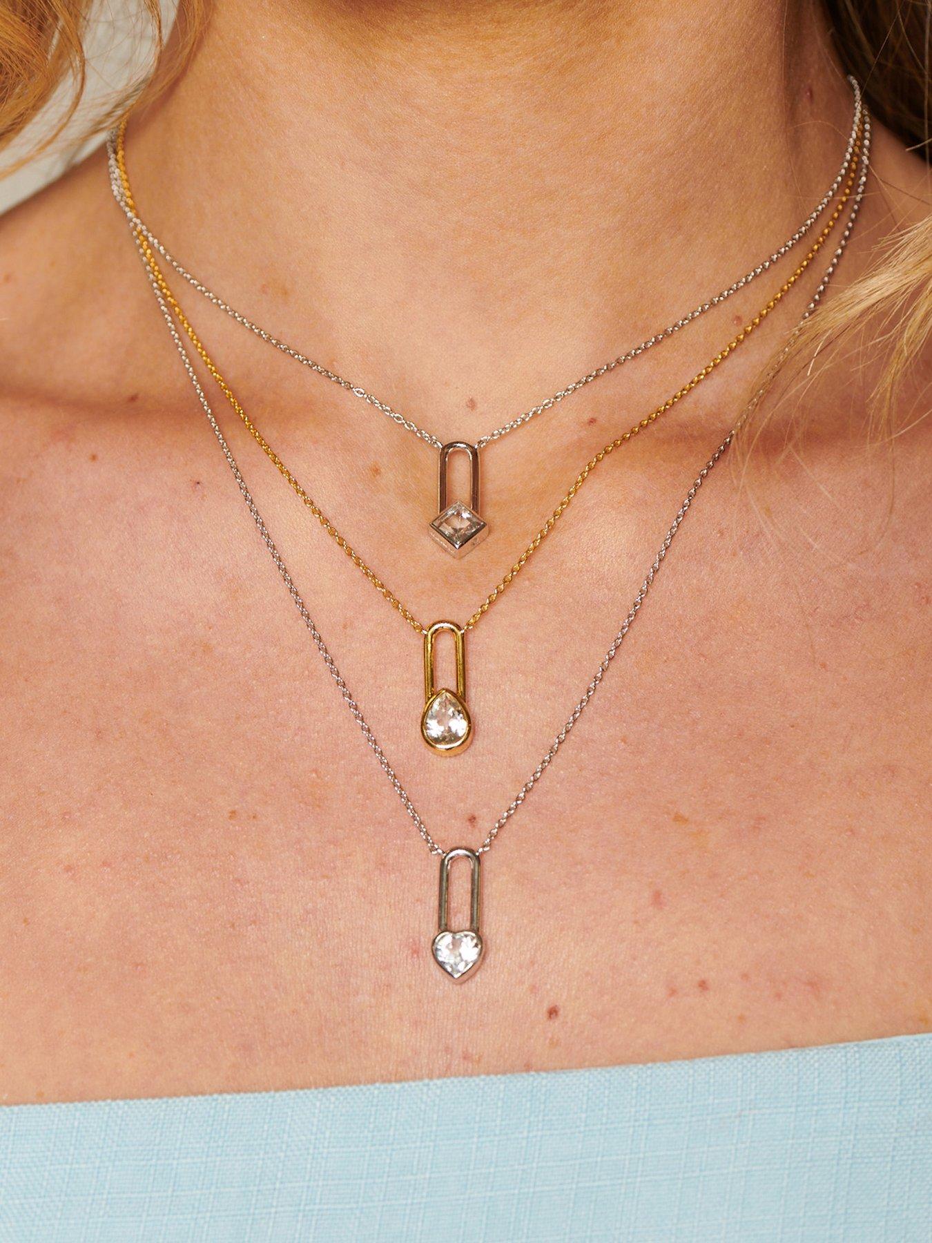 hot-diamonds-solitaite-oblong-necklace-heartback