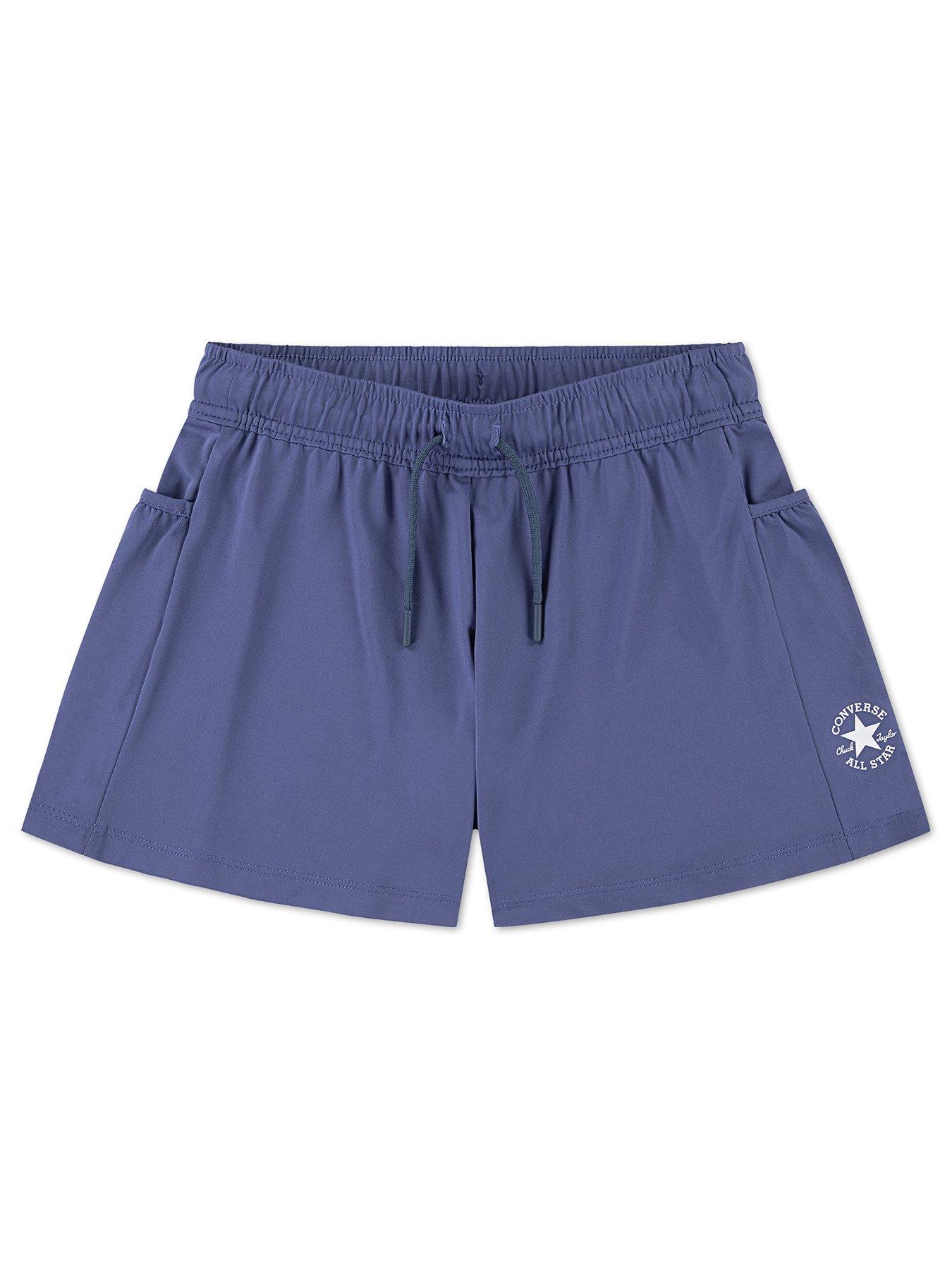 Converse Girls Drapey Side Pocket Short - Purple