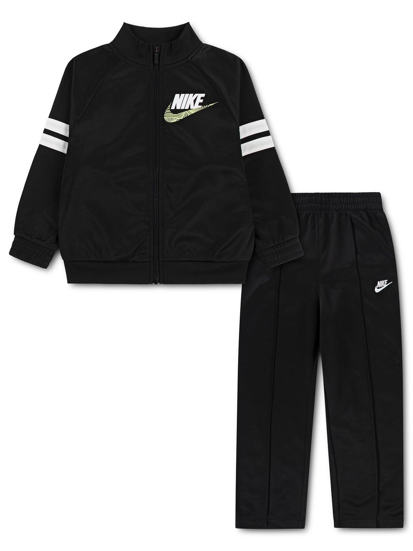 Nike Boys Oversized Tracksuit - Black