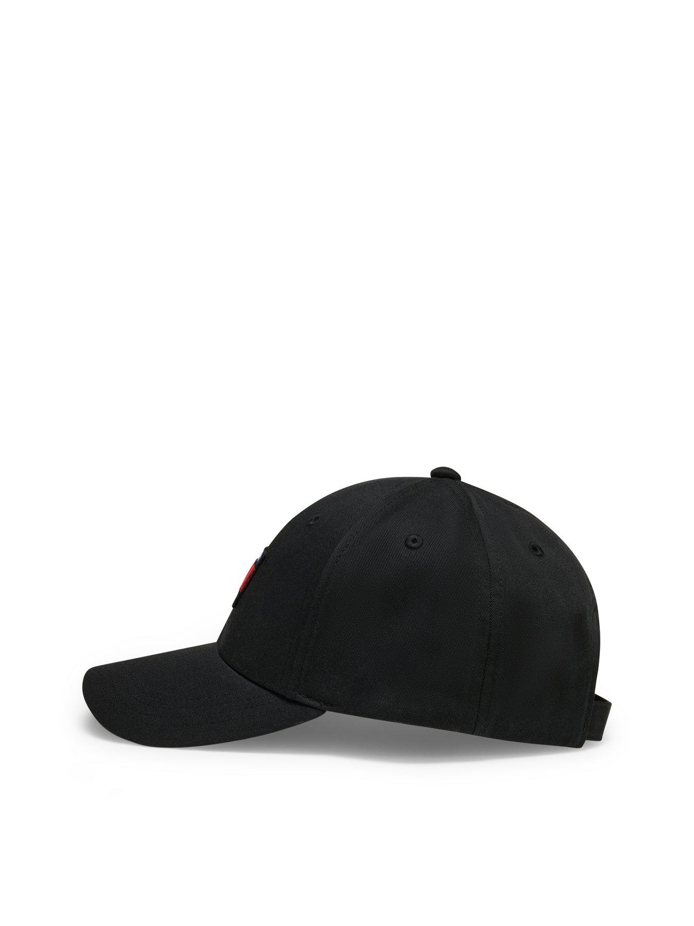 Image 2 of 3 of Tommy Hilfiger Kids' Flag Logo Six-Panel Baseball Cap - Black