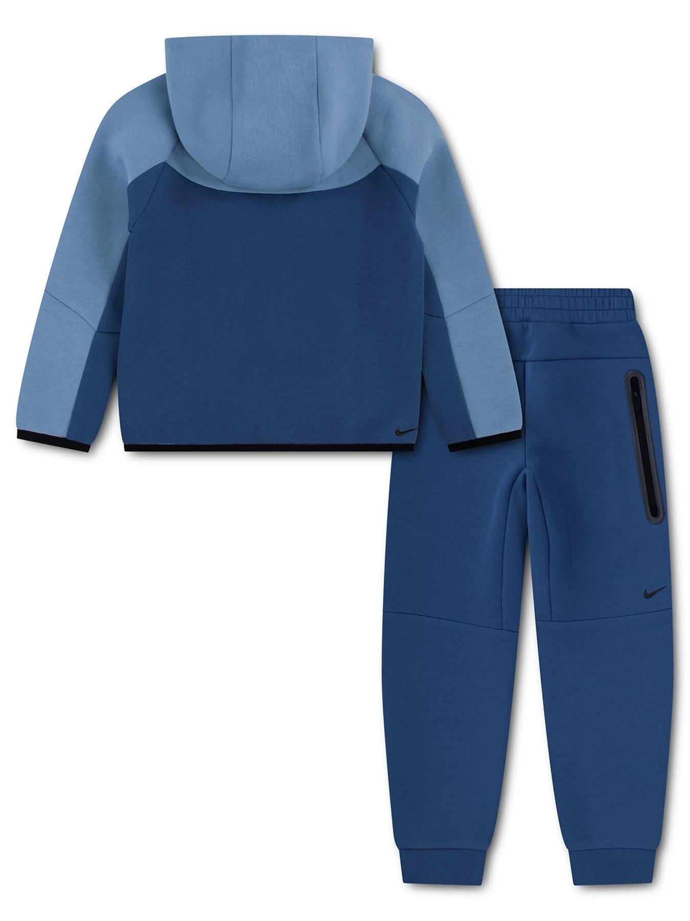 Image 2 of 5 of Nike Unisex New Tech Fleece Set - Blue