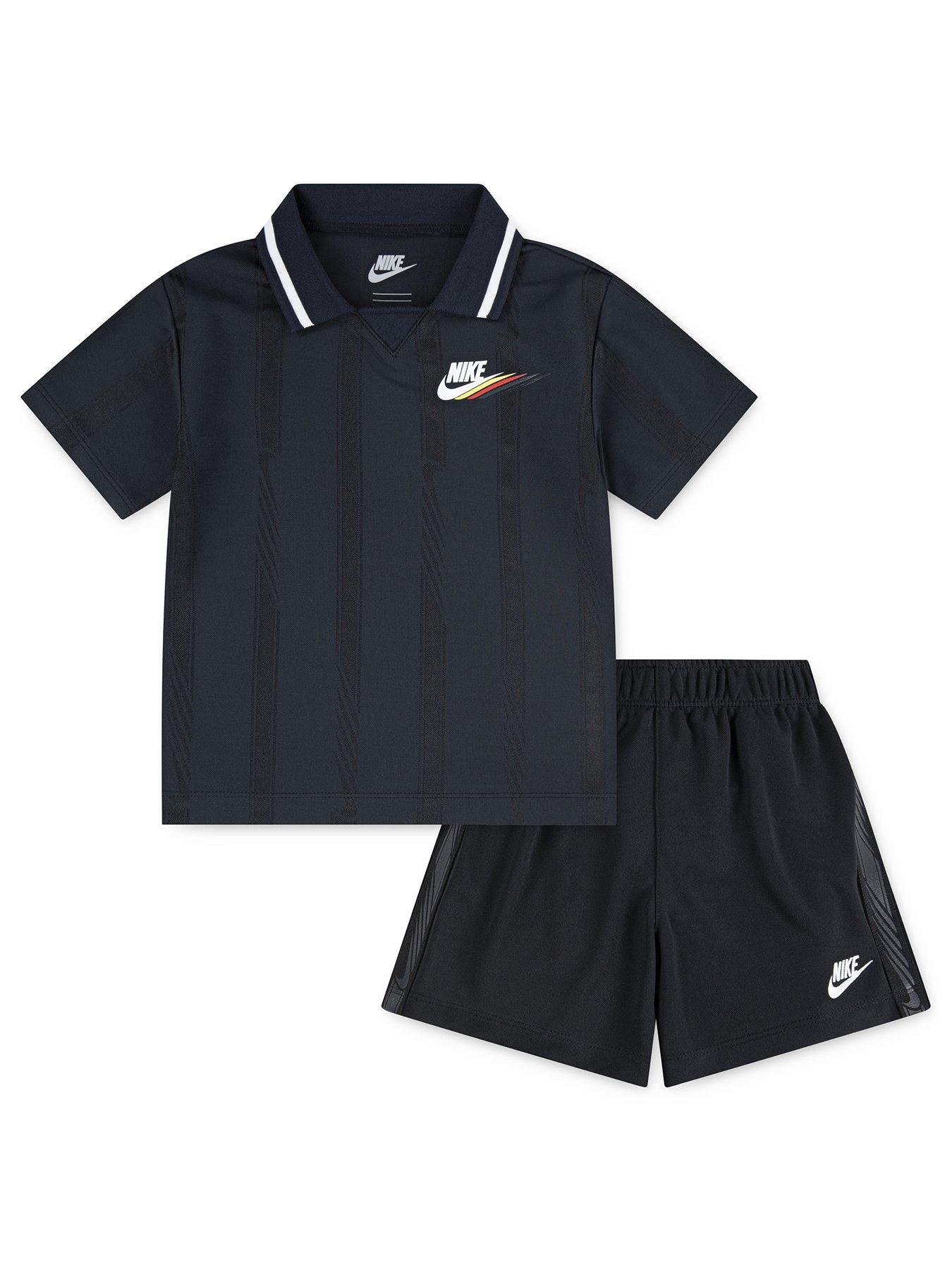 Nike Boys Victory Lap Jersey Set - Black