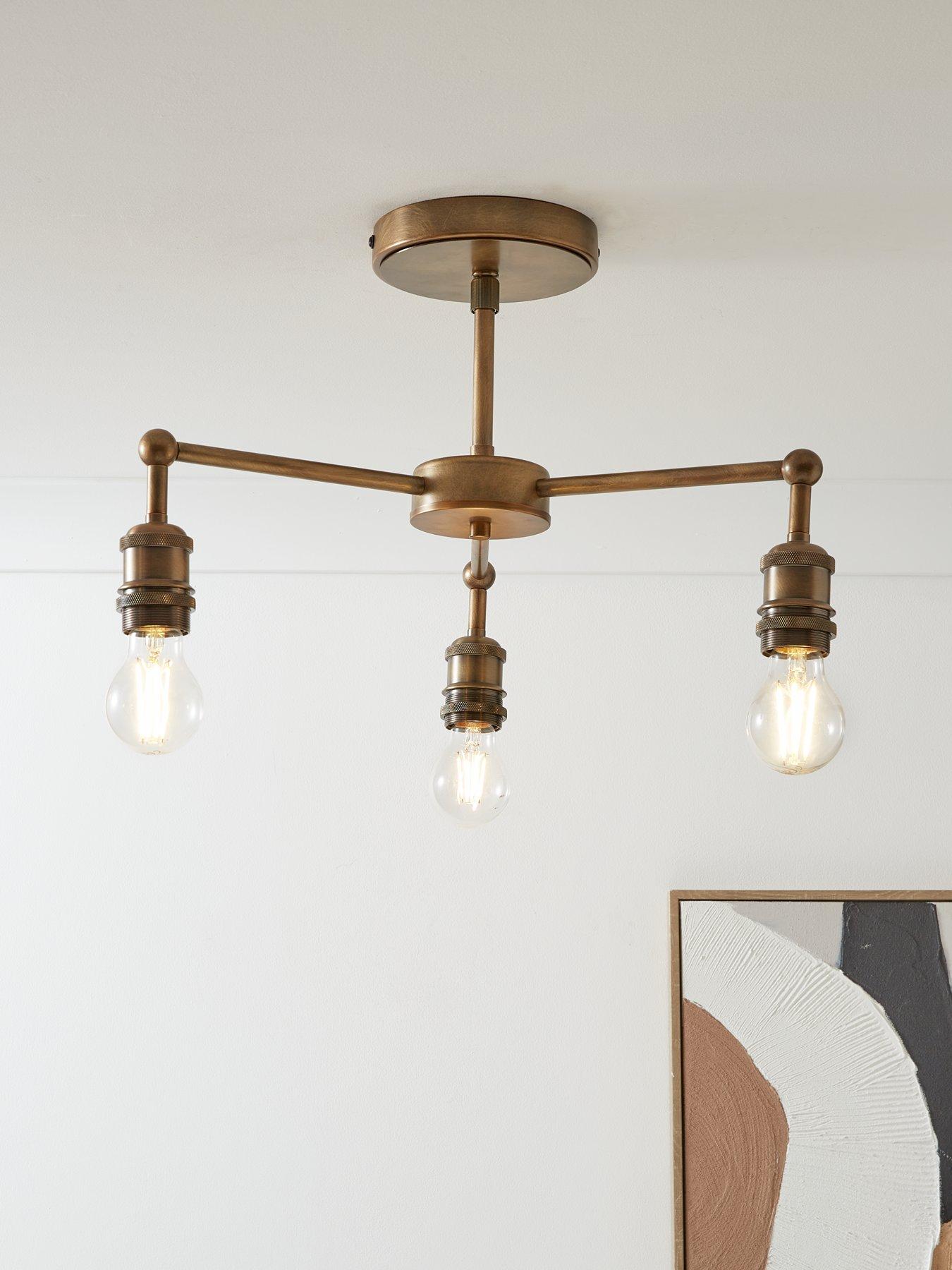 The Very Collection Cinder 3 Light Semi-flush