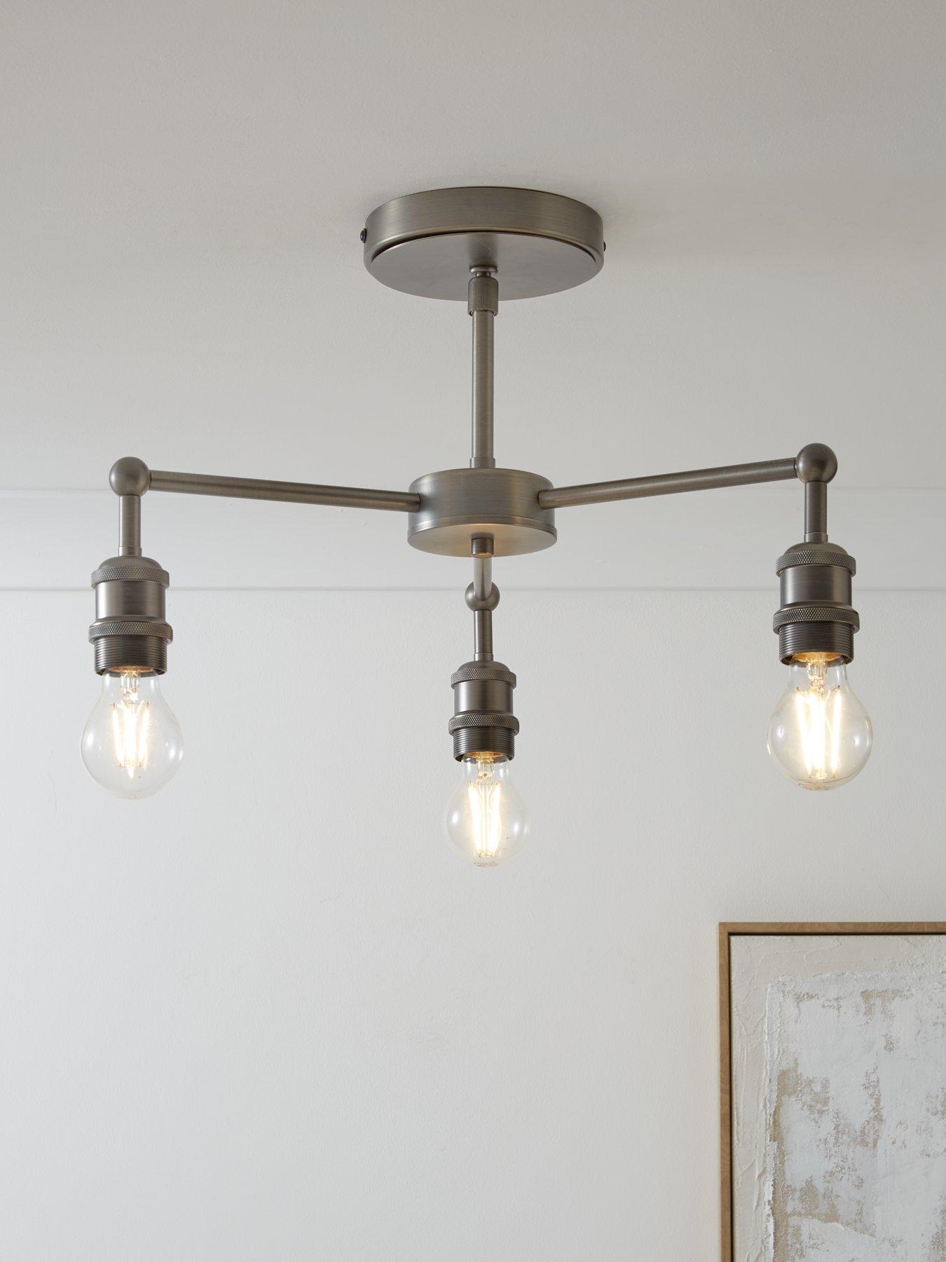 The Very Collection Cinder 3 Light Semi-flush