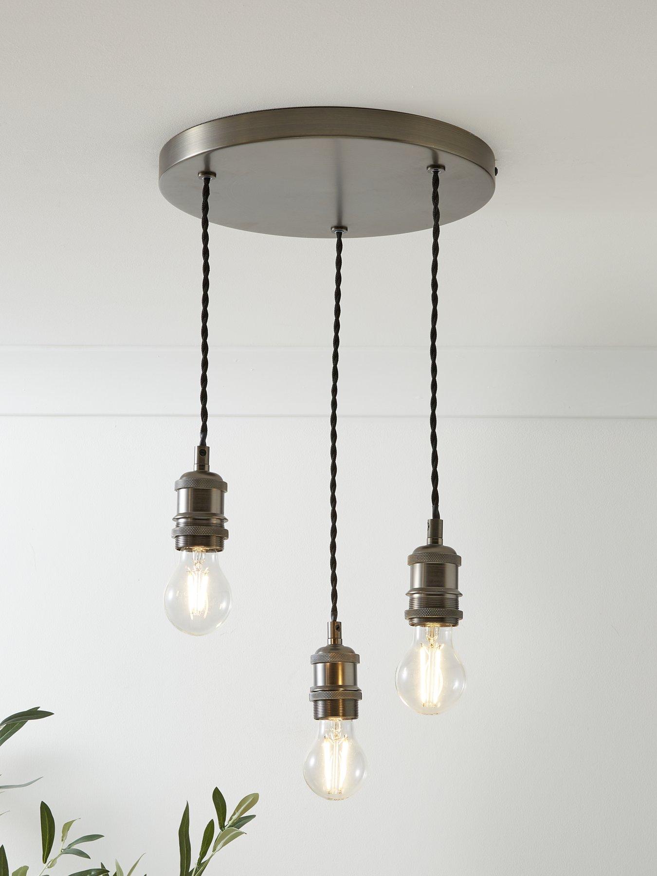 The Very Collection Cinder 3 Light Cluster