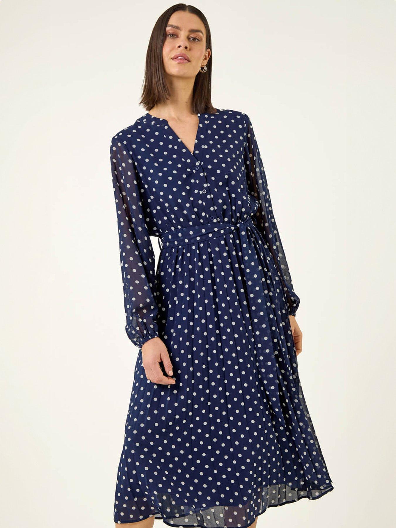 roman-spot-print-pleated-midi-dressback