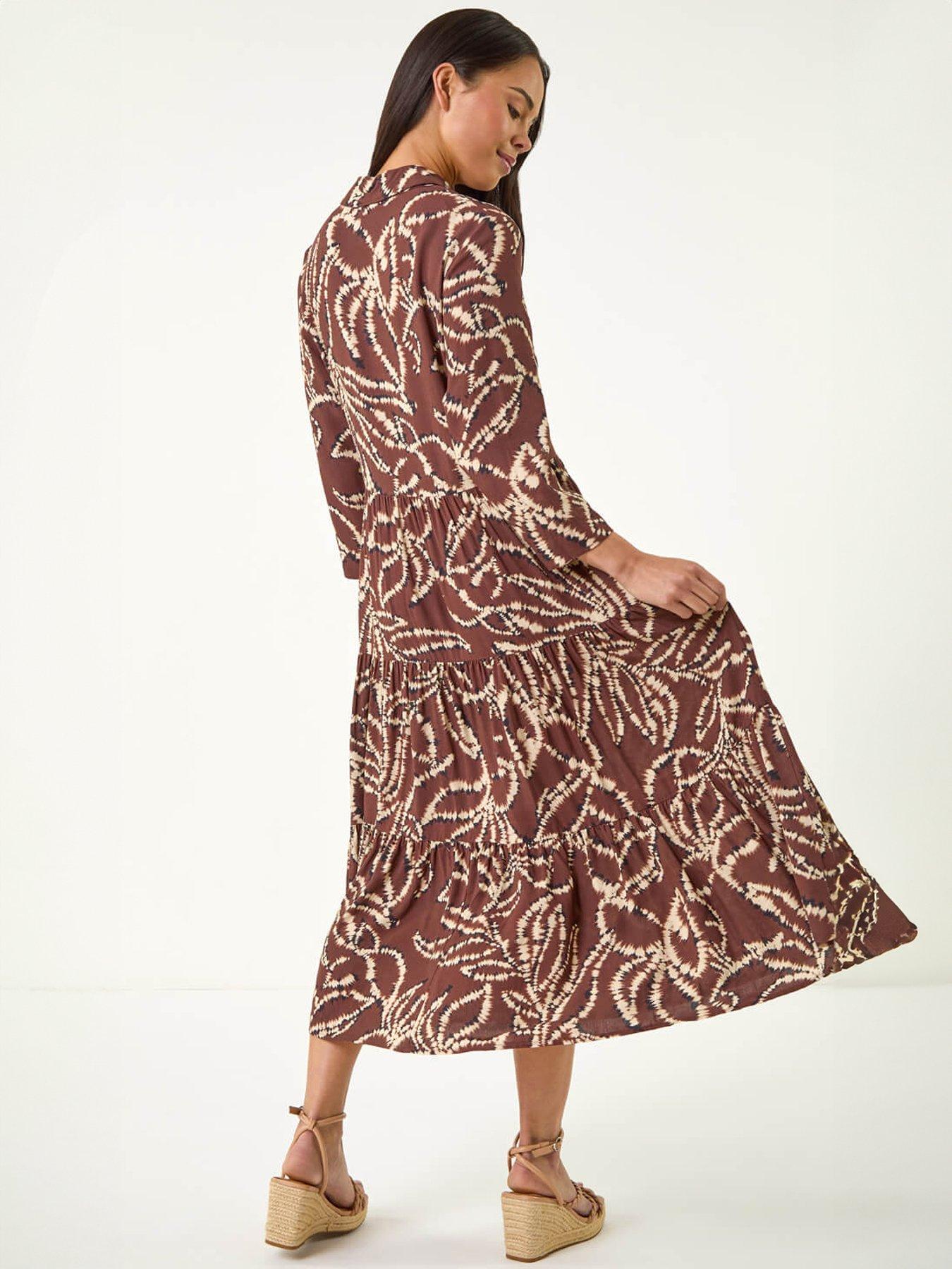 roman-petite-tiered-midi-dressstillFront