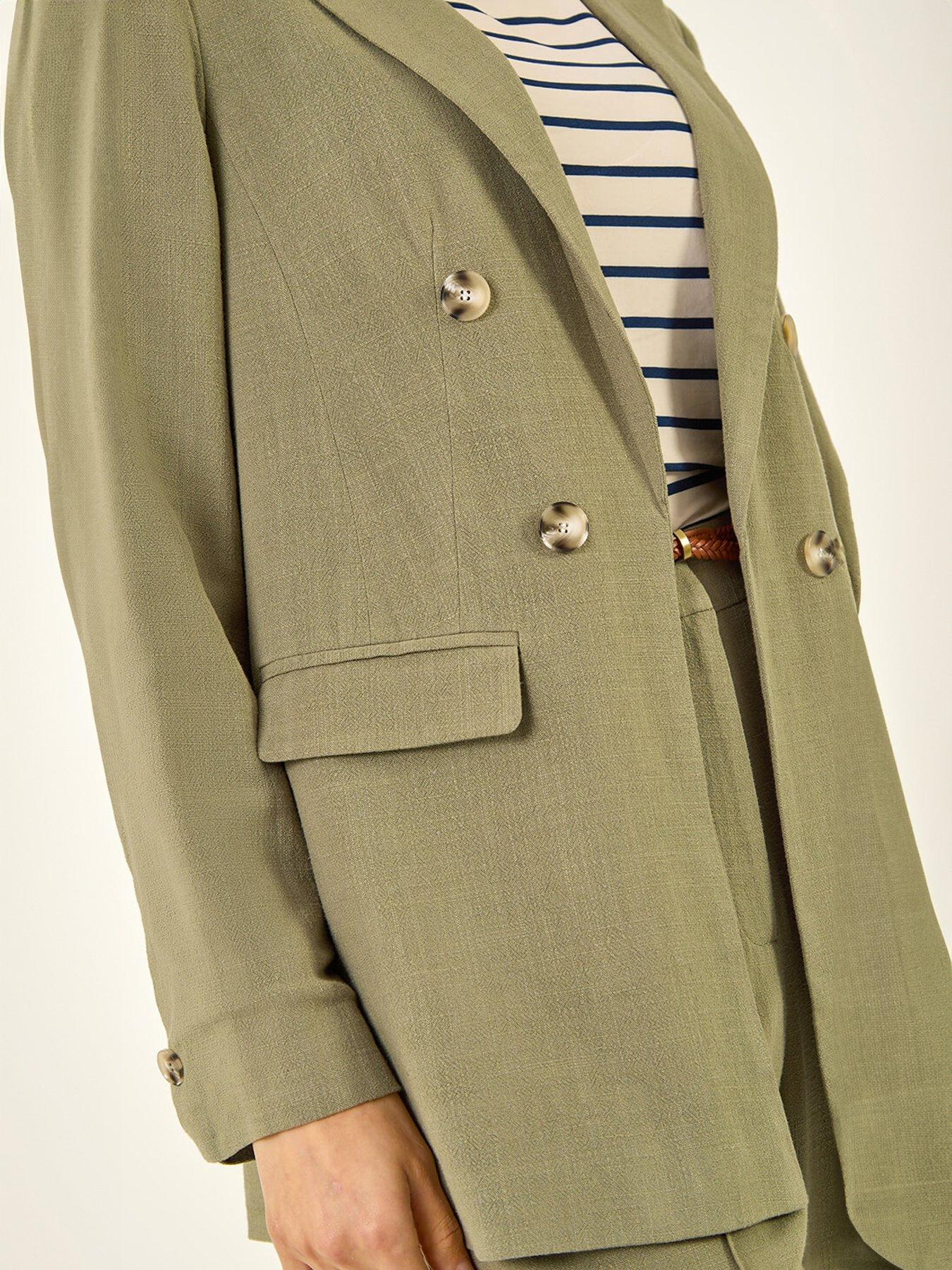 Image 5 of 5 of Roman Linen Mix Blazer