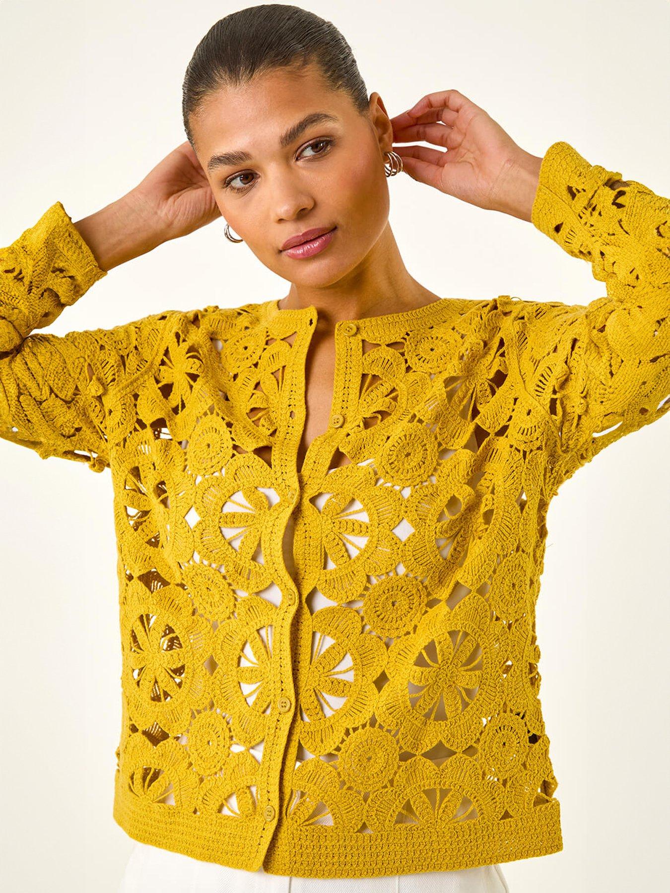 roman-crochet-knit-cardiganoutfit