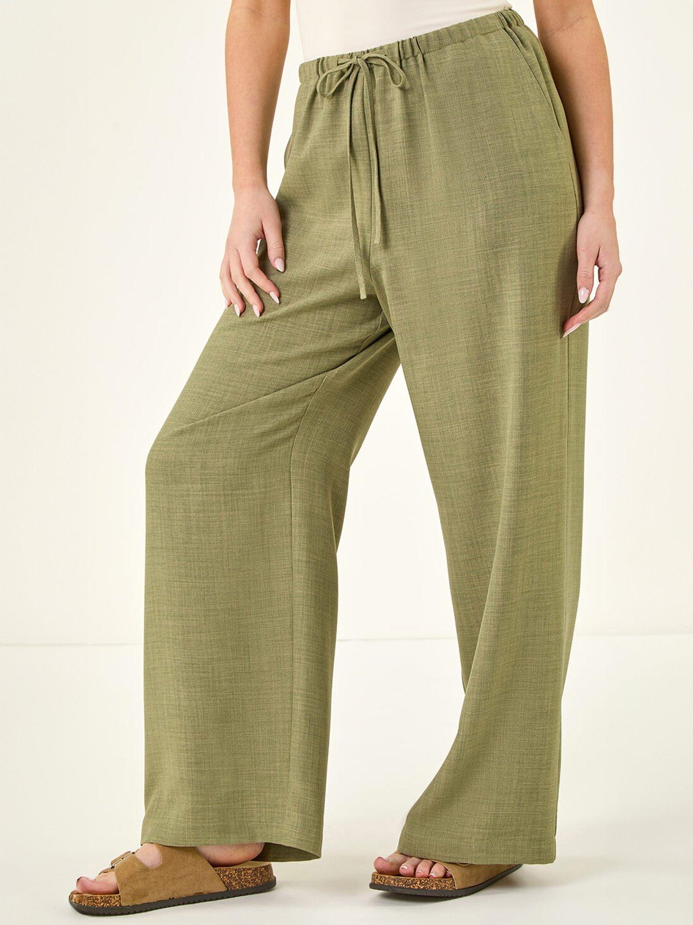 Image 1 of 5 of Roman Petite Pull On Woven Trouser