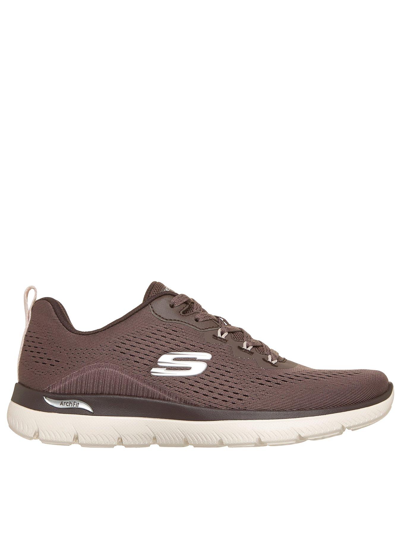 Image 1 of 6 of Skechers Arch Fit Summits Arch Fit Engineered Mesh Lace-up - Brown