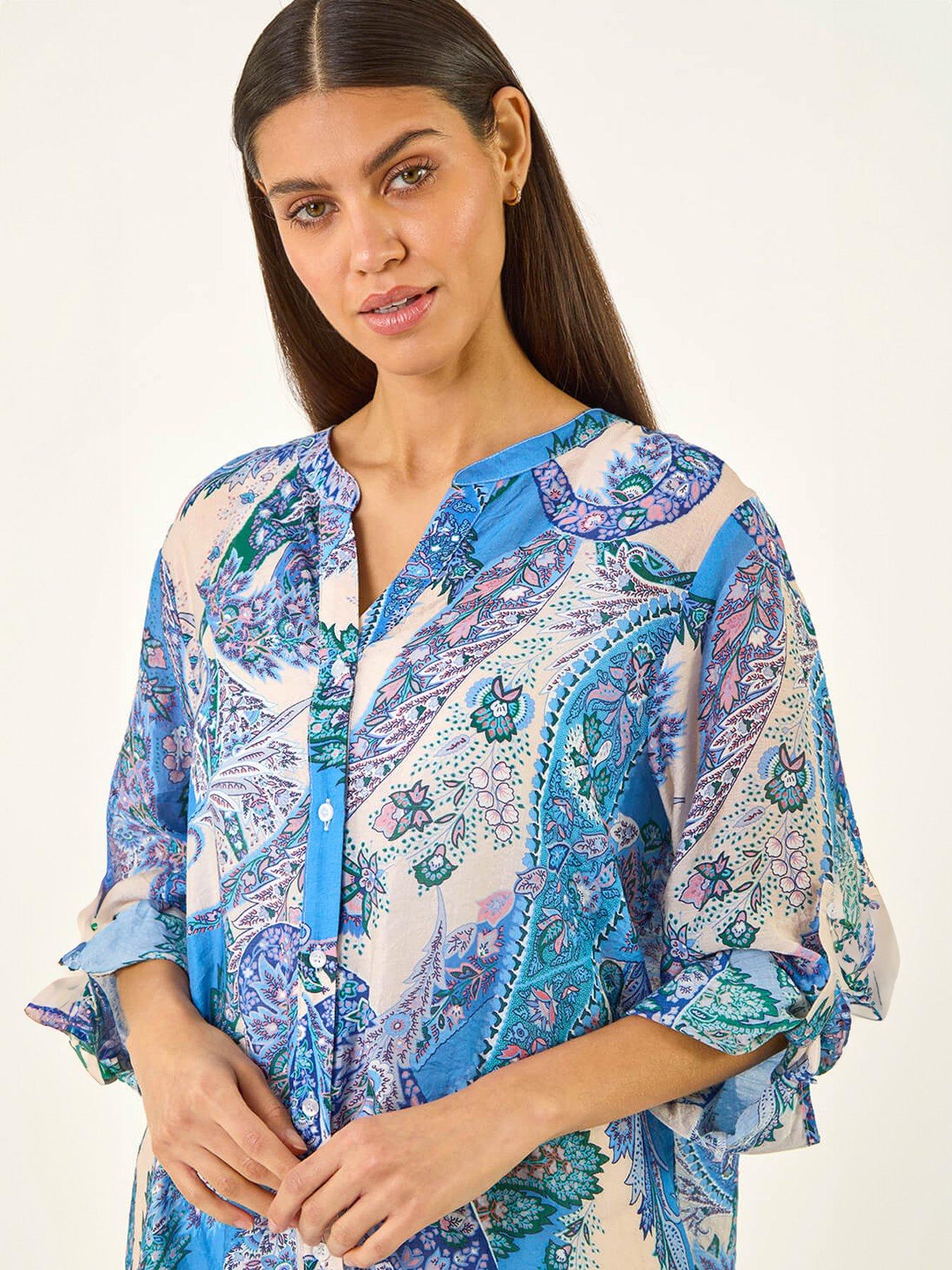 roman-paisley-print-longline-blouseoutfit