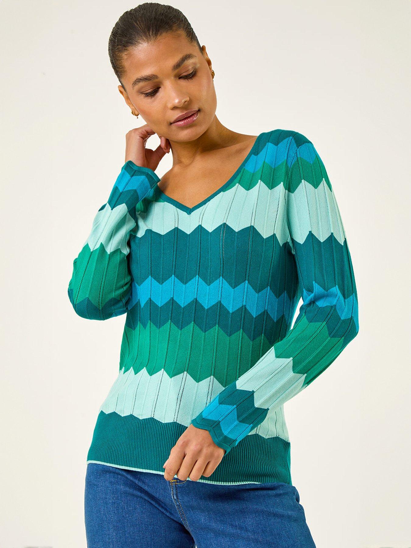 roman-wave-v-neck-knit-jumperfront
