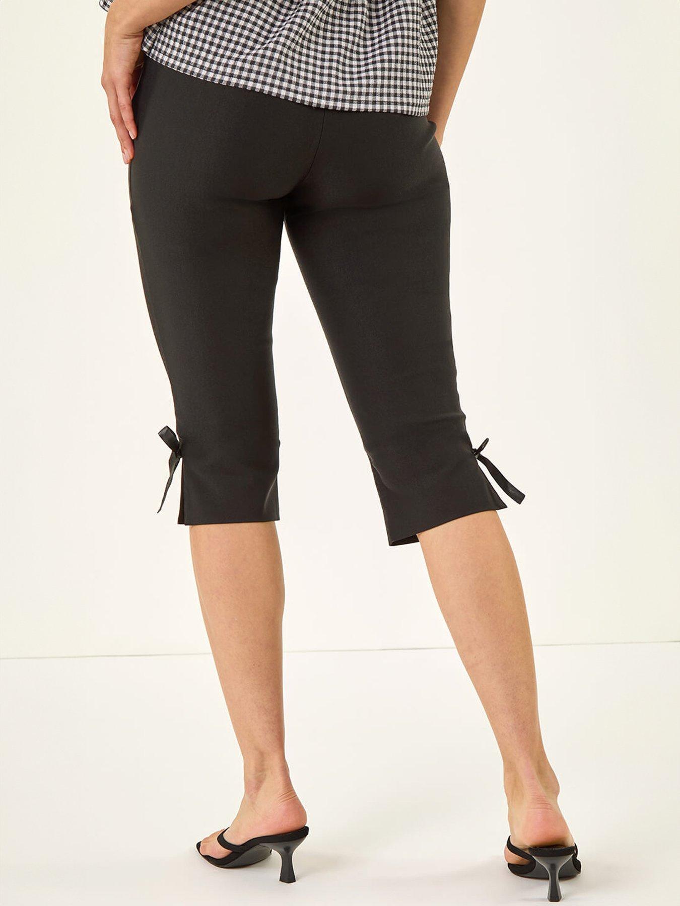 Image 2 of 5 of Roman Dusk Bow Bengaline Capri Trouser