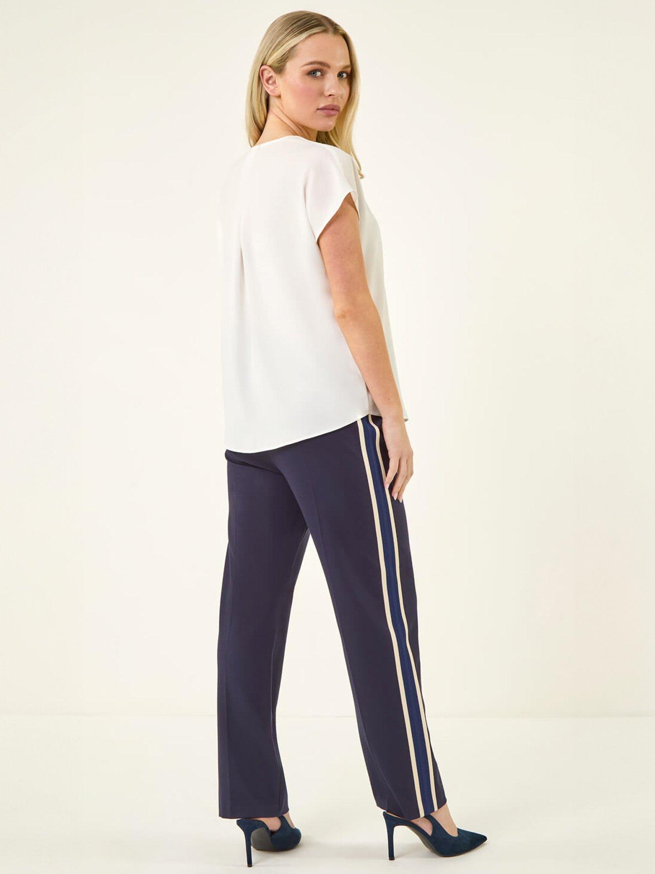 roman-petite-v-neck-tuck-front-topstillFront