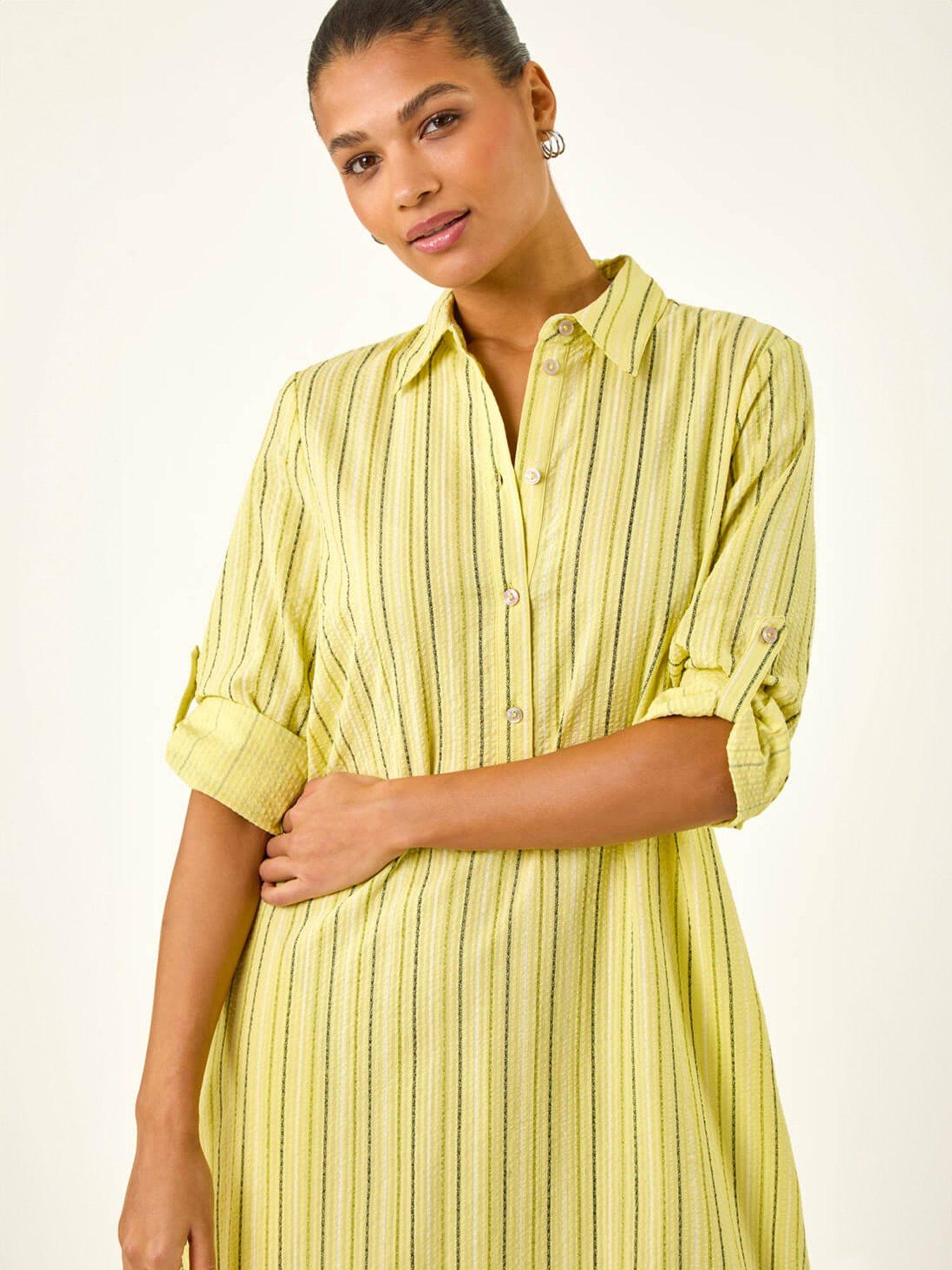 roman-textured-stripe-shirt-dressoutfit