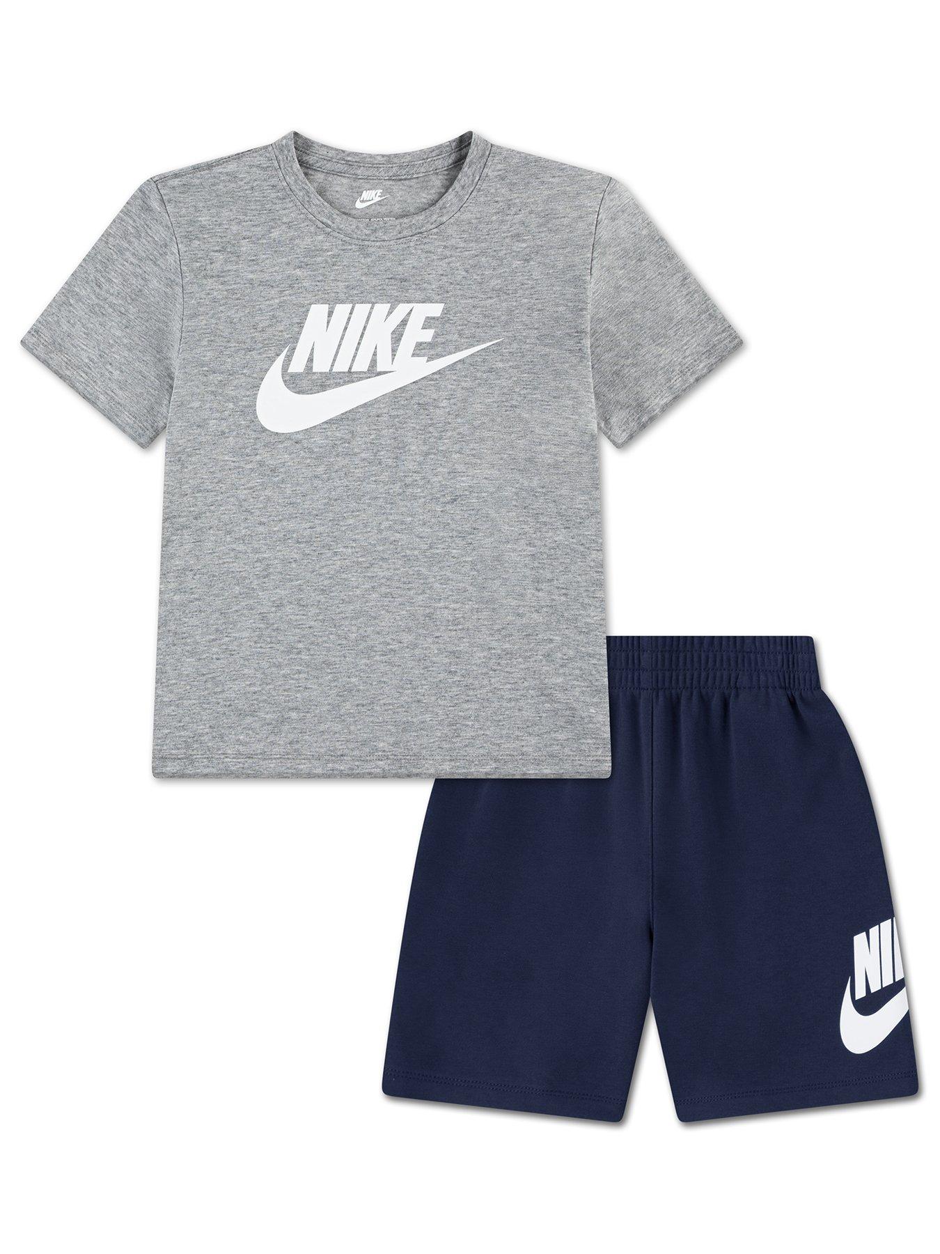 Nike Kids Unisex Club Tee & Shorts Set - Navy
